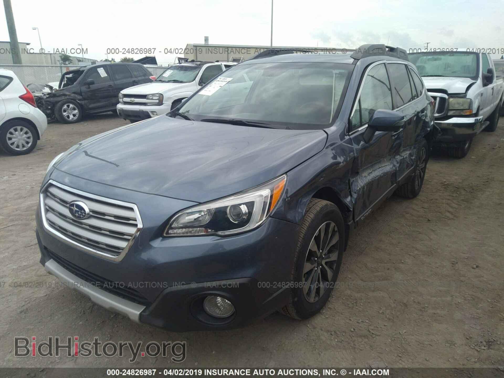 2016 SUBARU OUTBACK - VIN: 4S4BSBNC7G3270736 - Фото 2