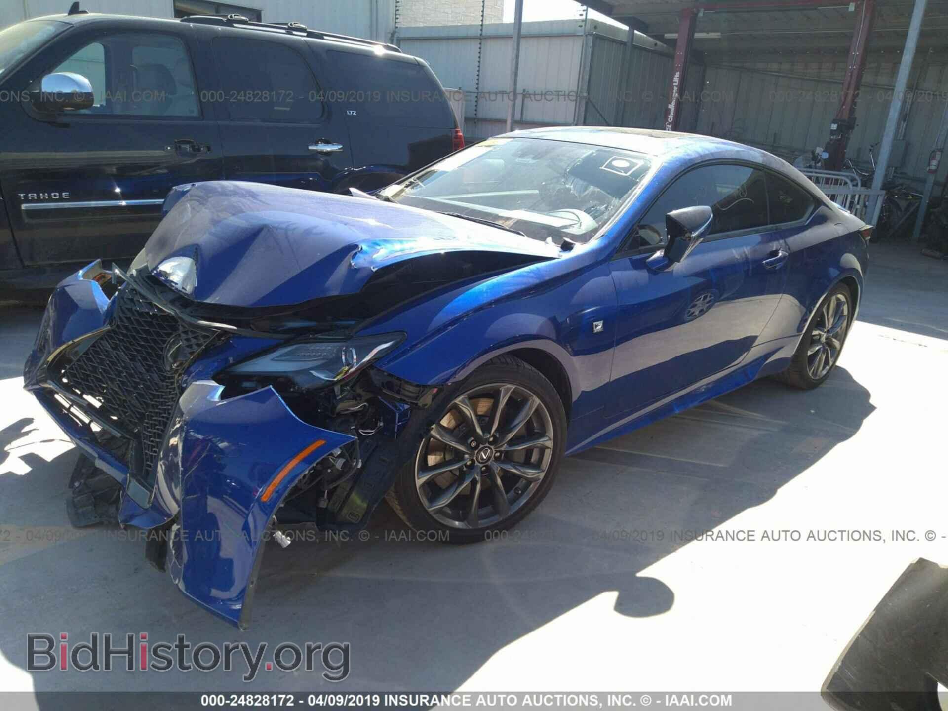2019 LEXUS RC - VIN: JTHHA5BC4K5009129 - Фото 2