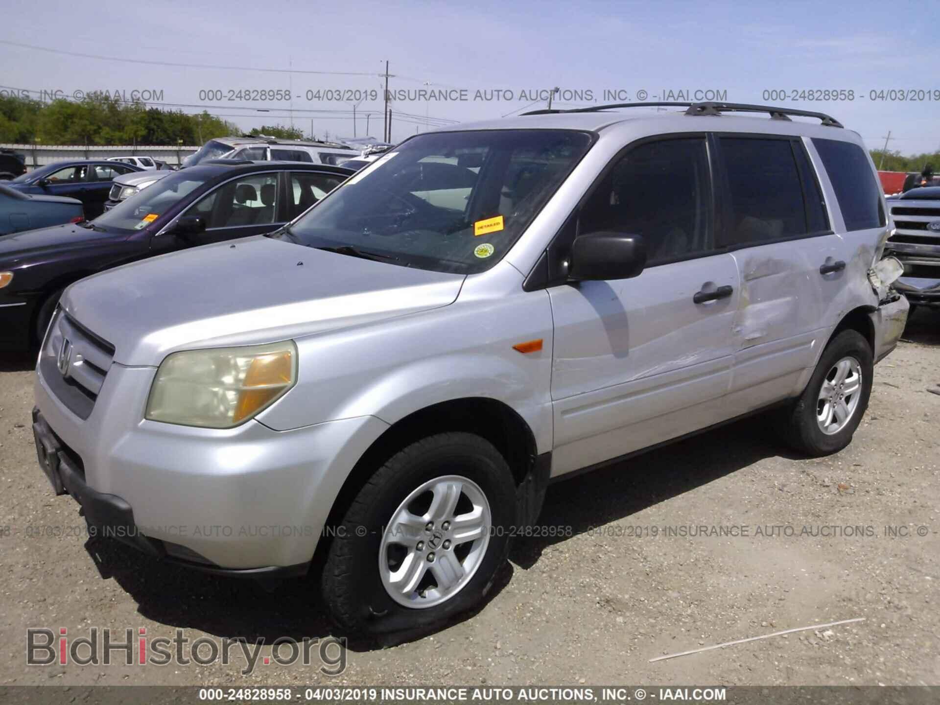 2006 HONDA PILOT - VIN: 5FNYF28116B020844 - Фото 2