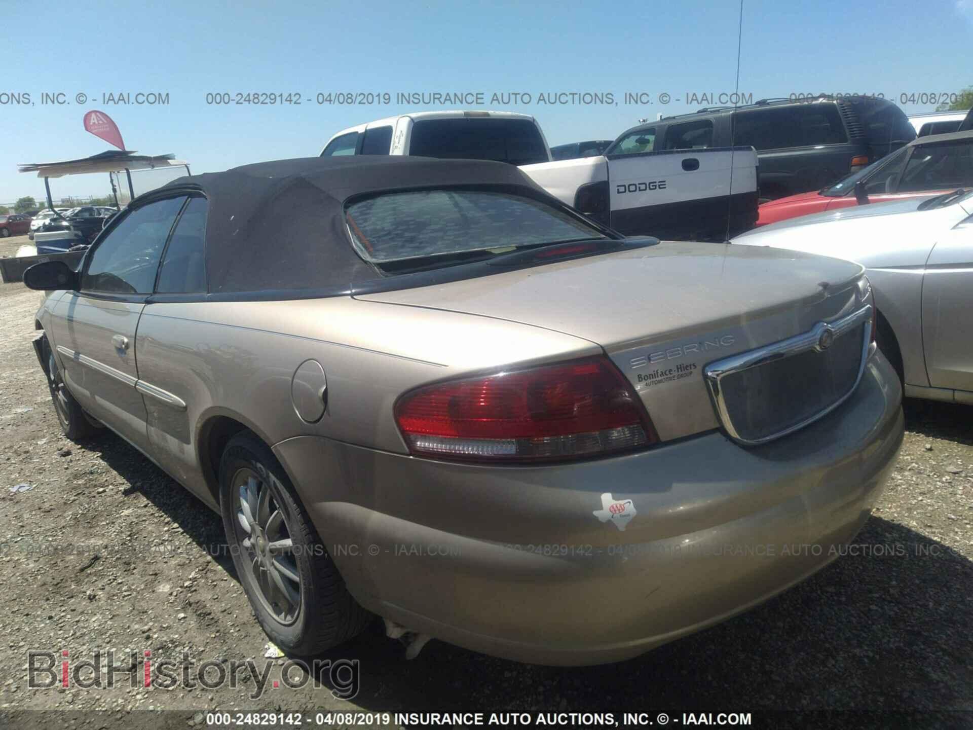2002 CHRYSLER SEBRING - VIN: 1C3EL65R02N201382 - Фото 3