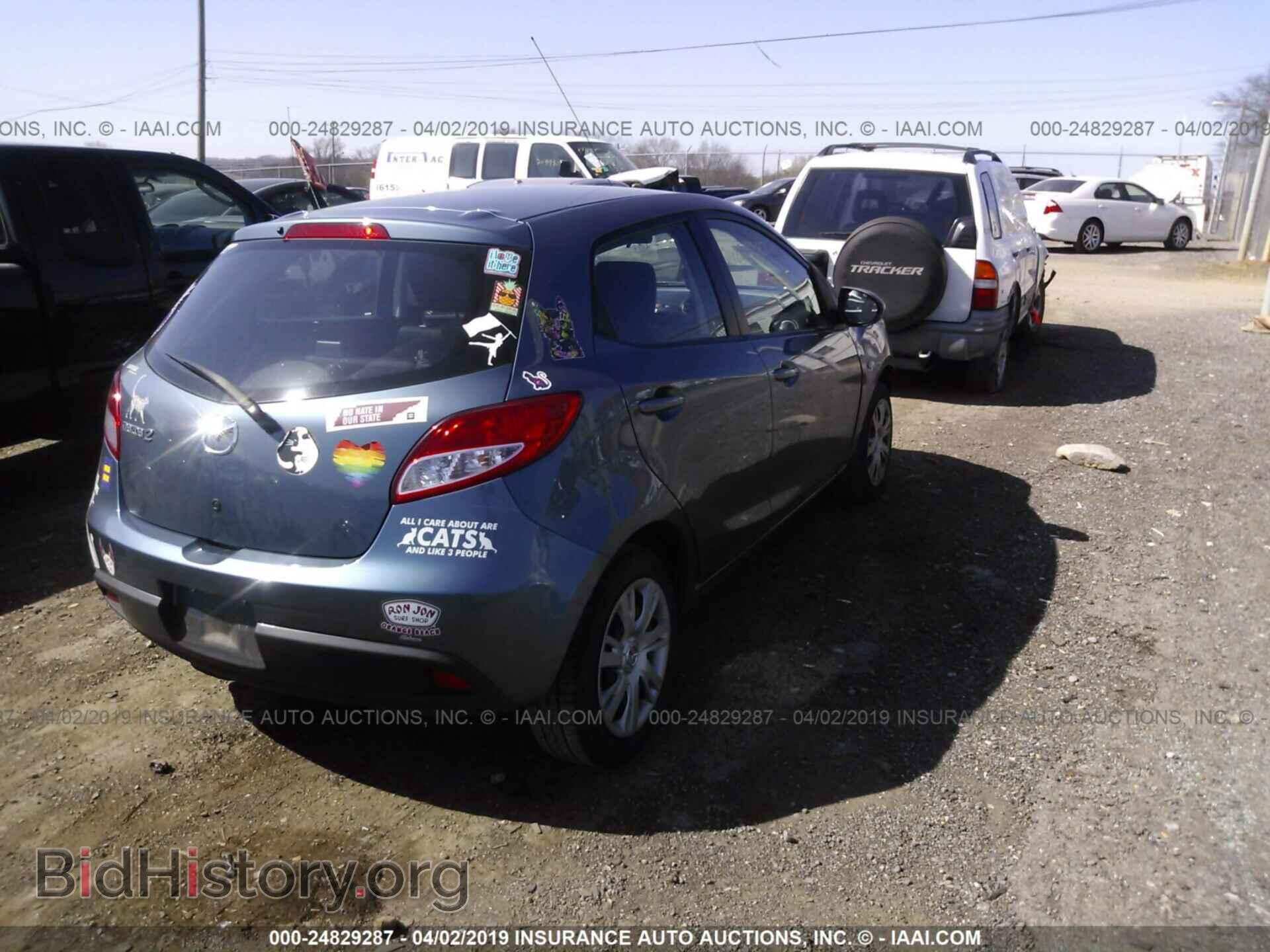2014 MAZDA MAZDA2 - VIN: JM1DE1KYXE0177268 - Фото 4