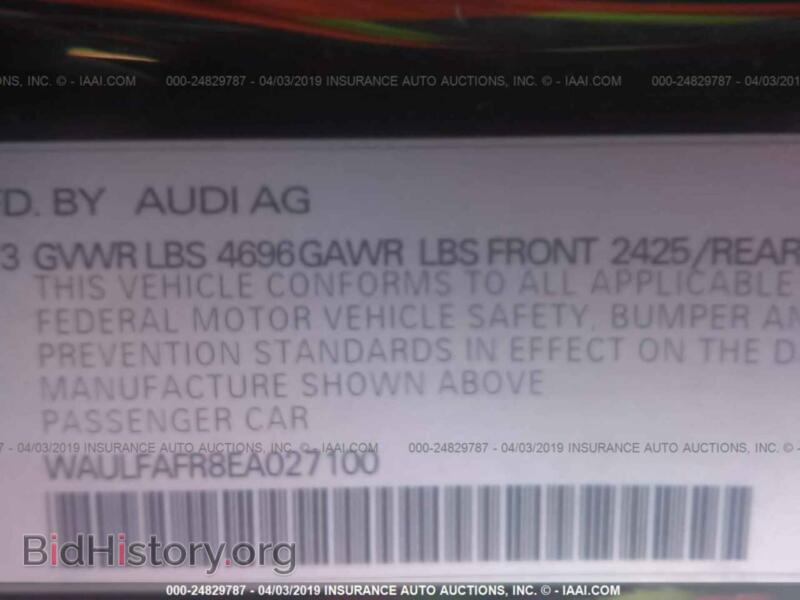 2014 Audi A5 (VIN WAULFAFR8EA027100) — photo 9 of 10