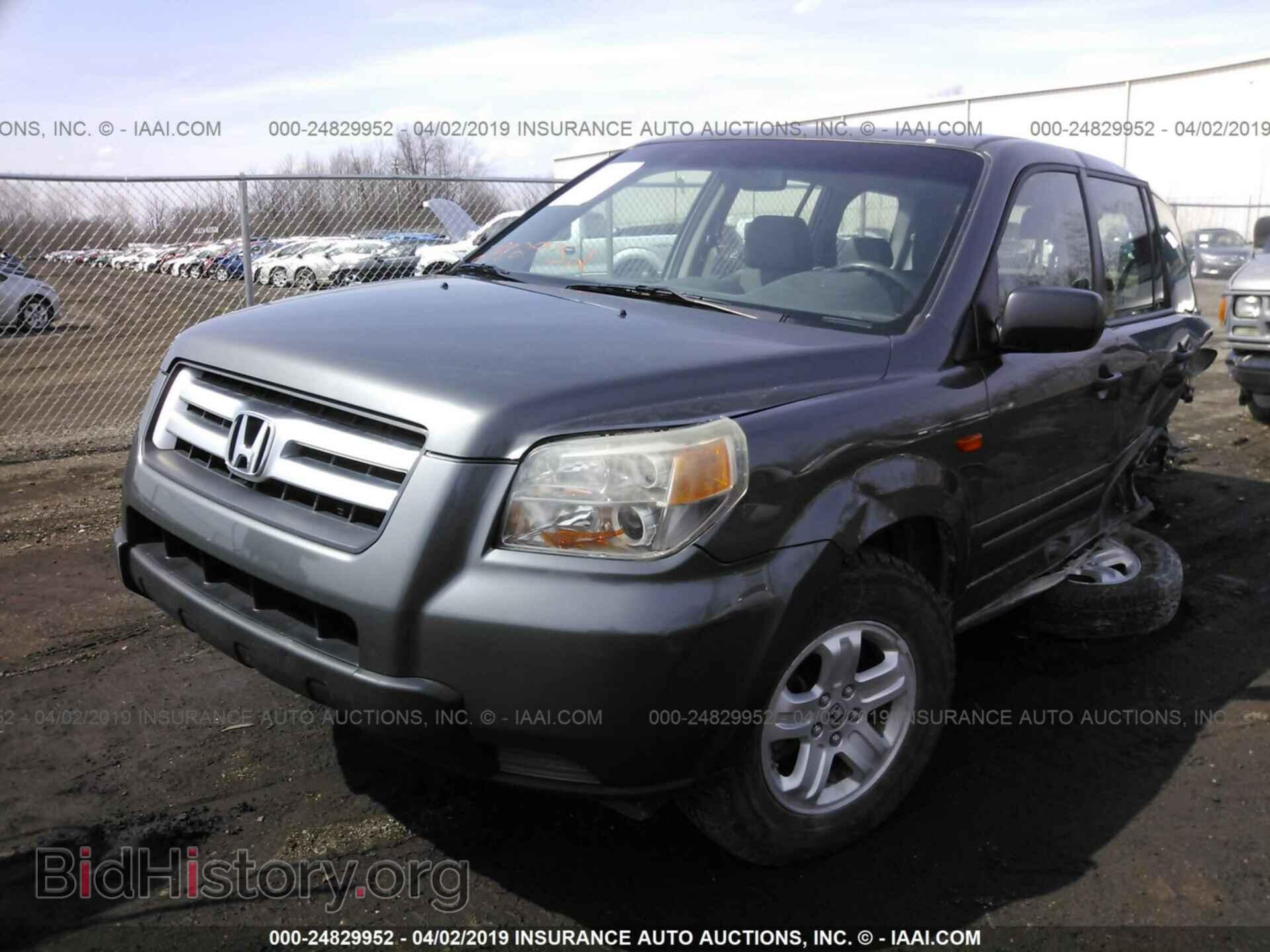 2007 HONDA PILOT - VIN: 2HKYF18107H526744 - Фото 2