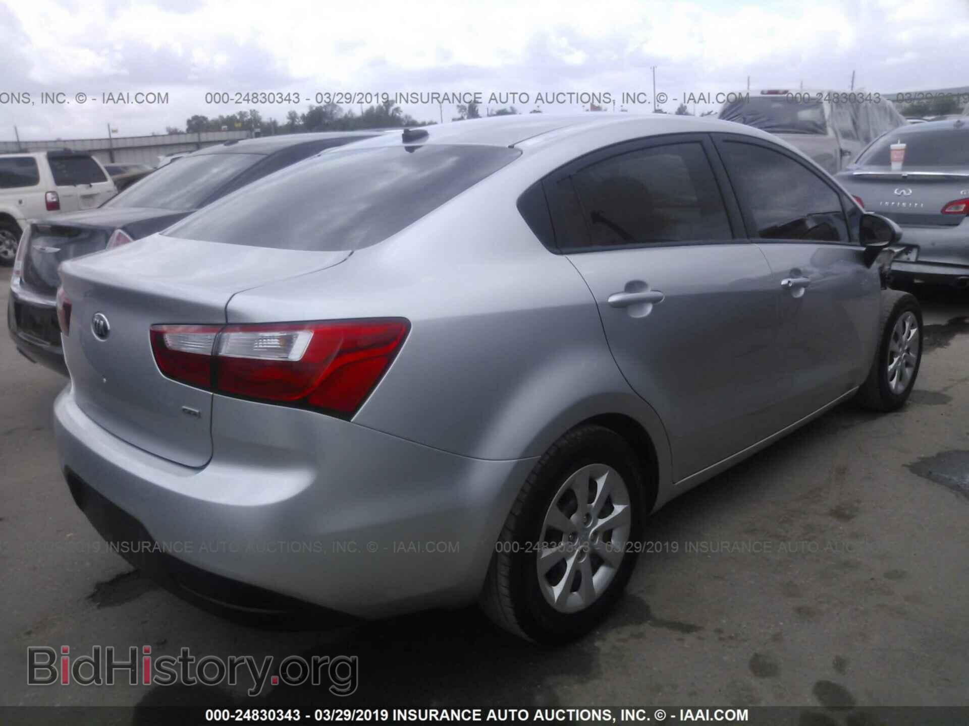 2014 KIA RIO - VIN: KNADM4A36E6400572 - Фото 4