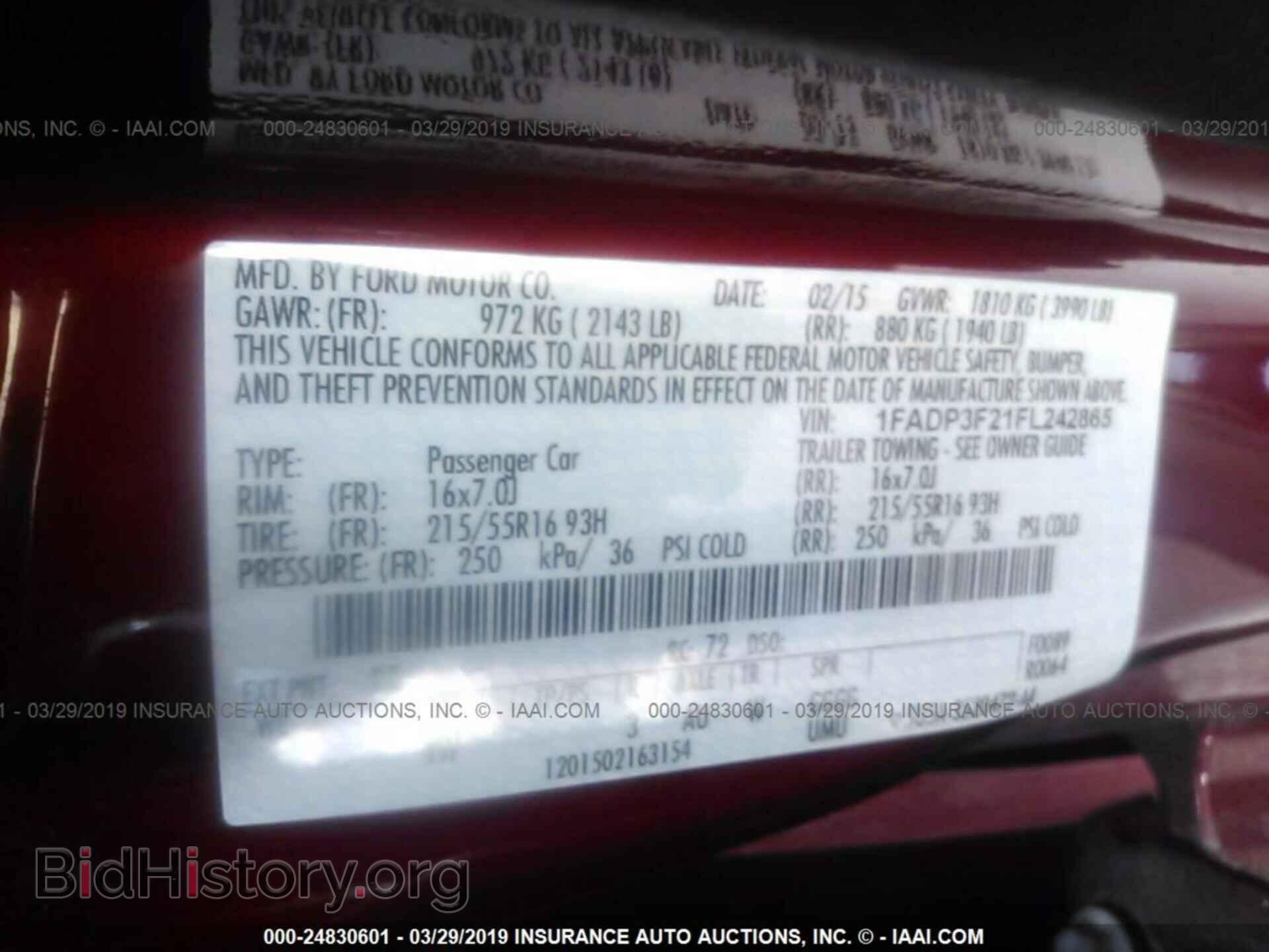 2015 FORD FOCUS - VIN: 1FADP3F21FL242865 - Photo 9