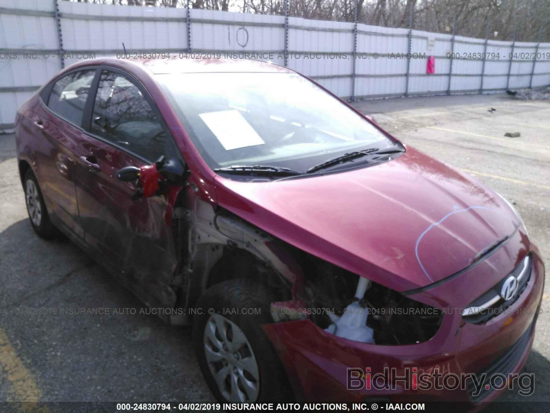 Photo KMHCT4AE2GU068403 - HYUNDAI ACCENT 2016