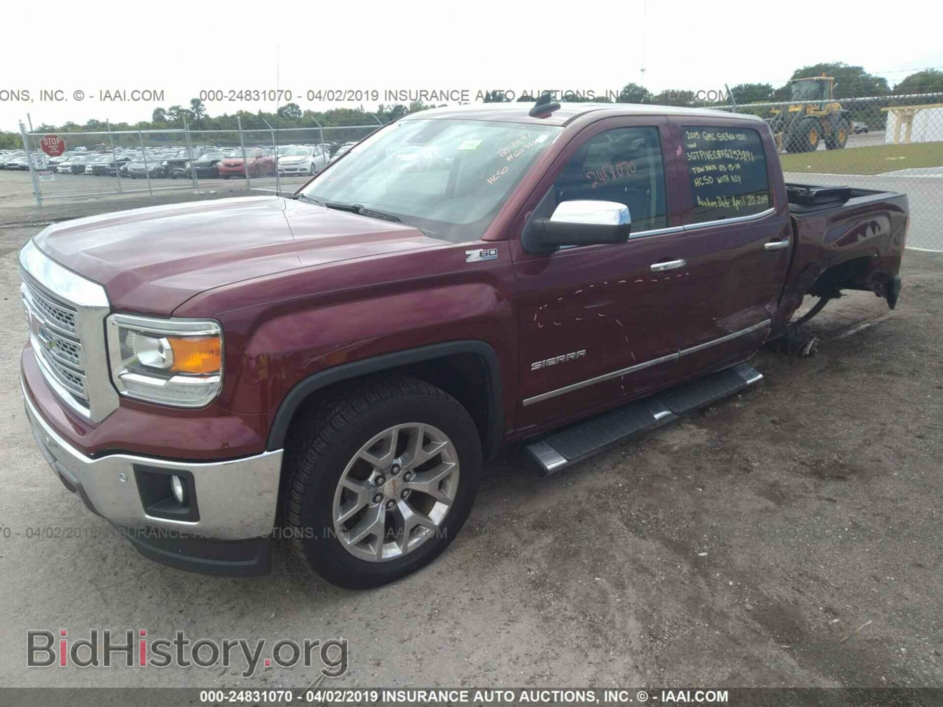 2015 GMC SIERRA - VIN: 3GTP1VEC8FG253891 - Фото 2