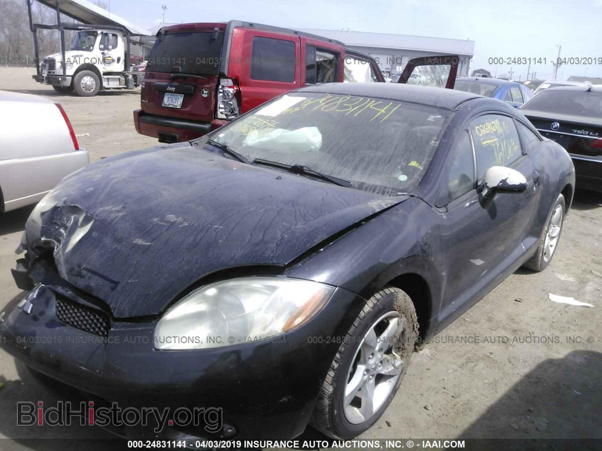 2007 MITSUBISHI ECLIPSE - VIN: 4A3AK24F17E026867 - Фото 2
