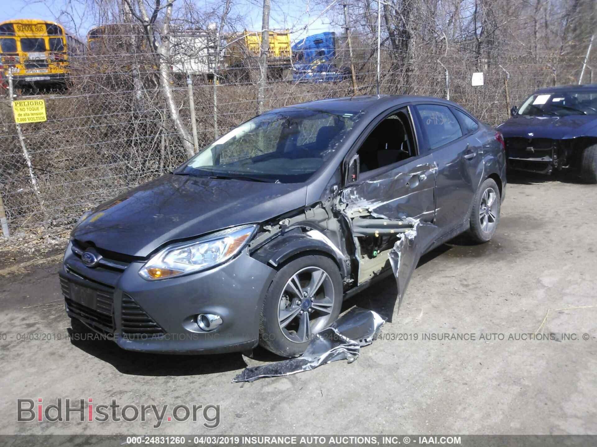 2014 FORD FOCUS - VIN: 1FADP3F25EL445692 - Фото 2