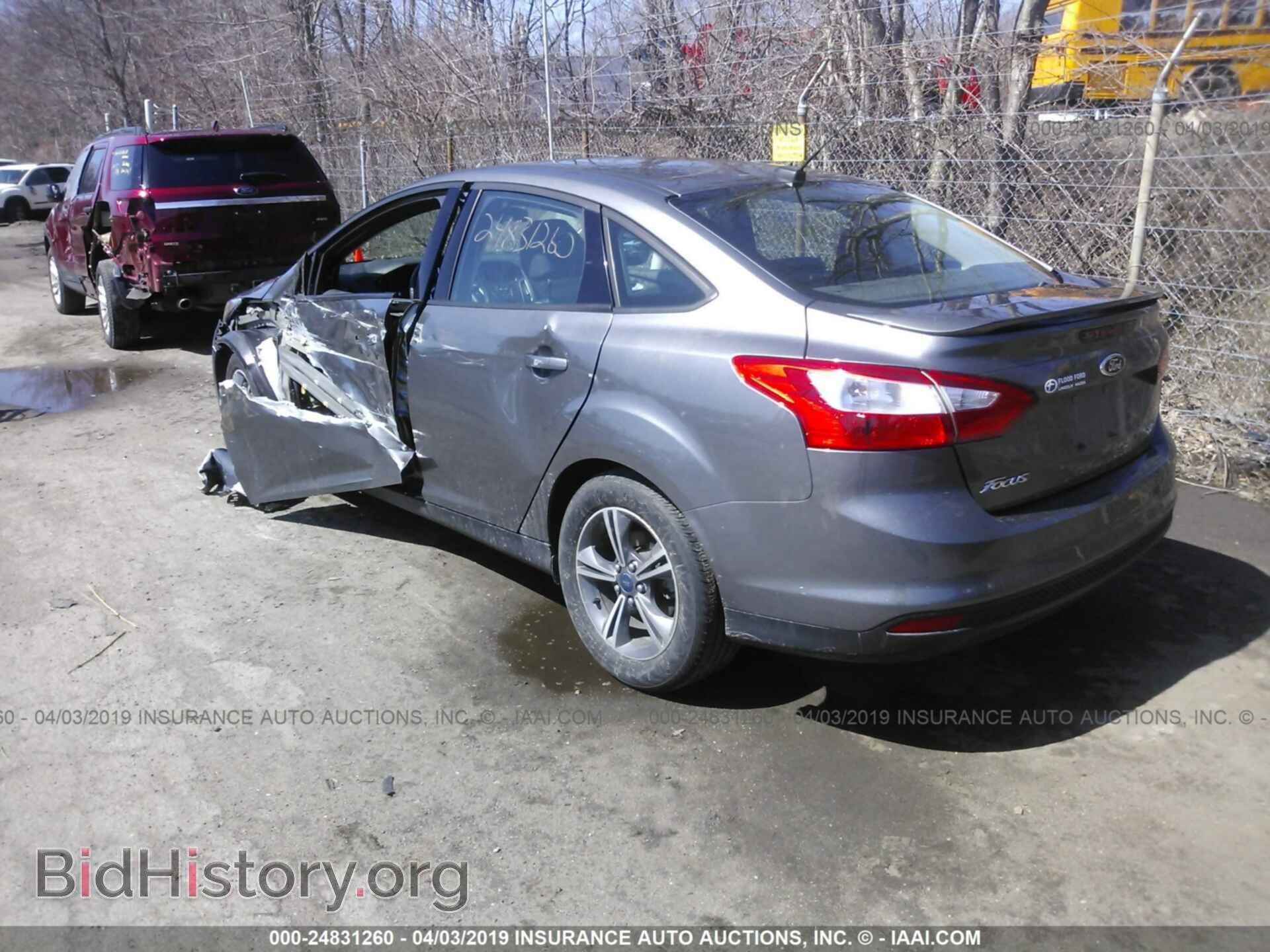 2014 FORD FOCUS - VIN: 1FADP3F25EL445692 - Фото 3