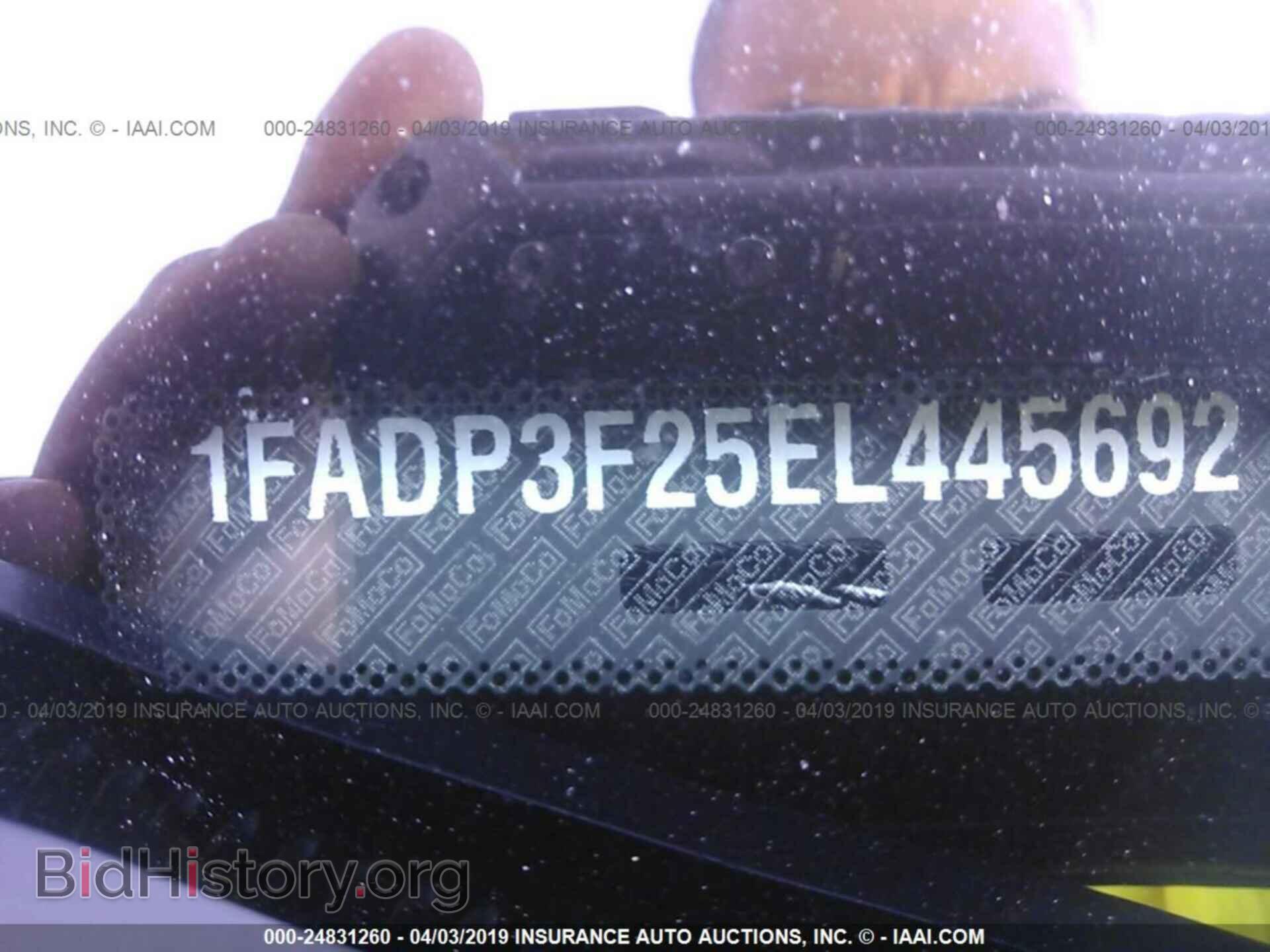2014 FORD FOCUS - VIN: 1FADP3F25EL445692 - Фото 9