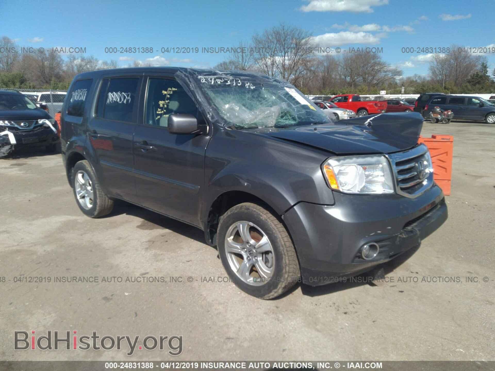 Фотография 5FNYF3H63CB024679 - HONDA PILOT 2012