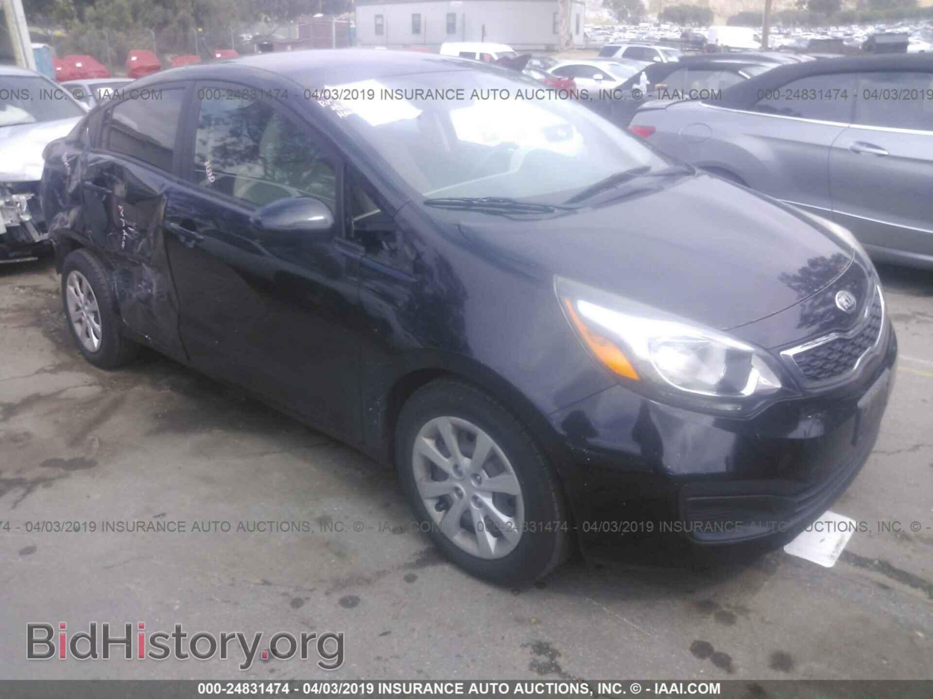 Photo KNADN4A34D6139048 - KIA RIO 2013