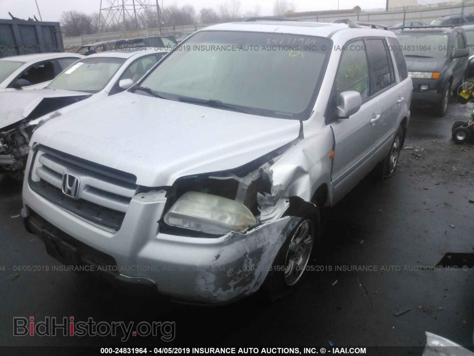 2007 HONDA PILOT - VIN: 5FNYF28507B016465 - Фото 2