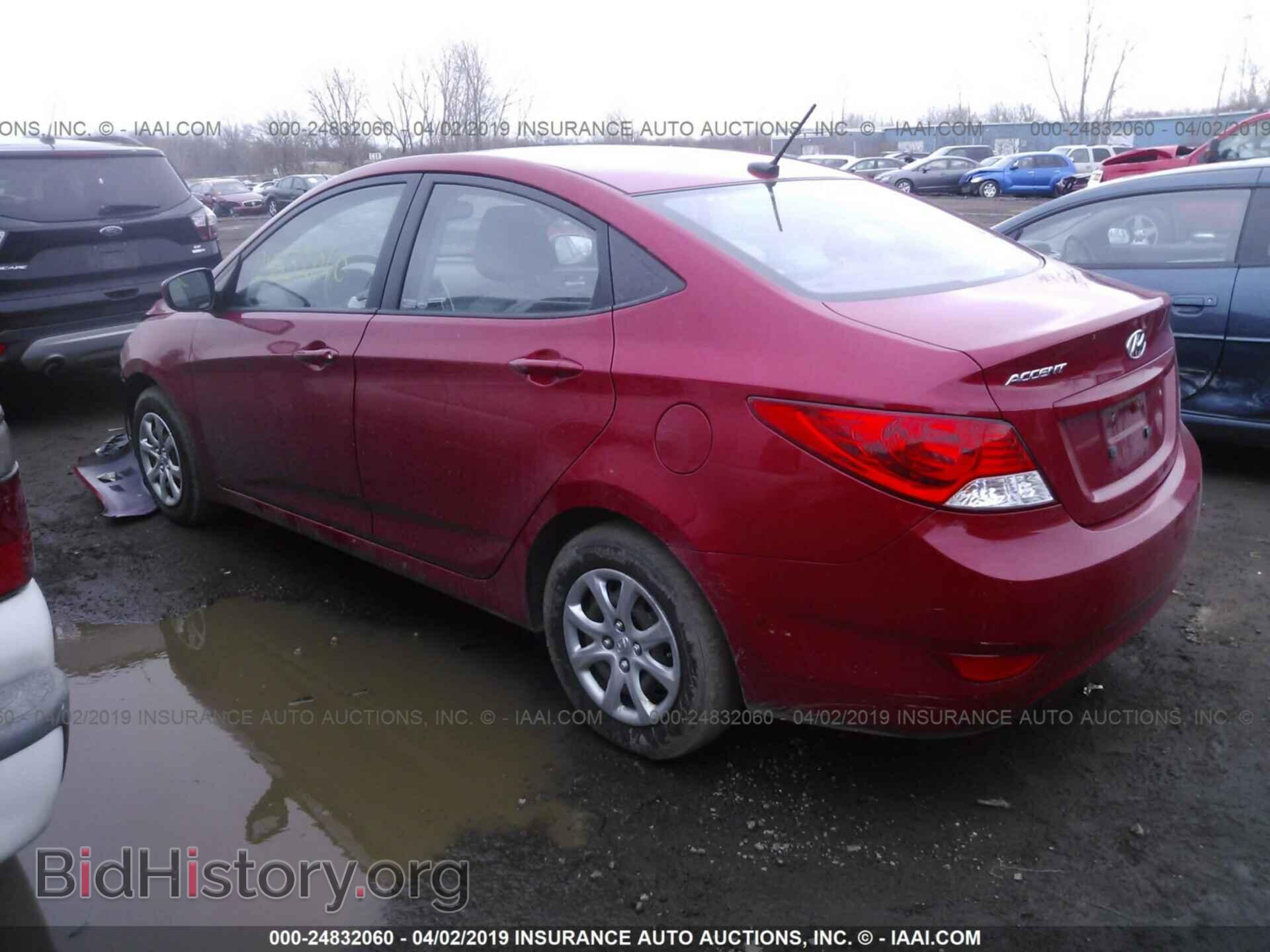 2013 HYUNDAI ACCENT - VIN: KMHCT4AE5DU343452 - Фото 3