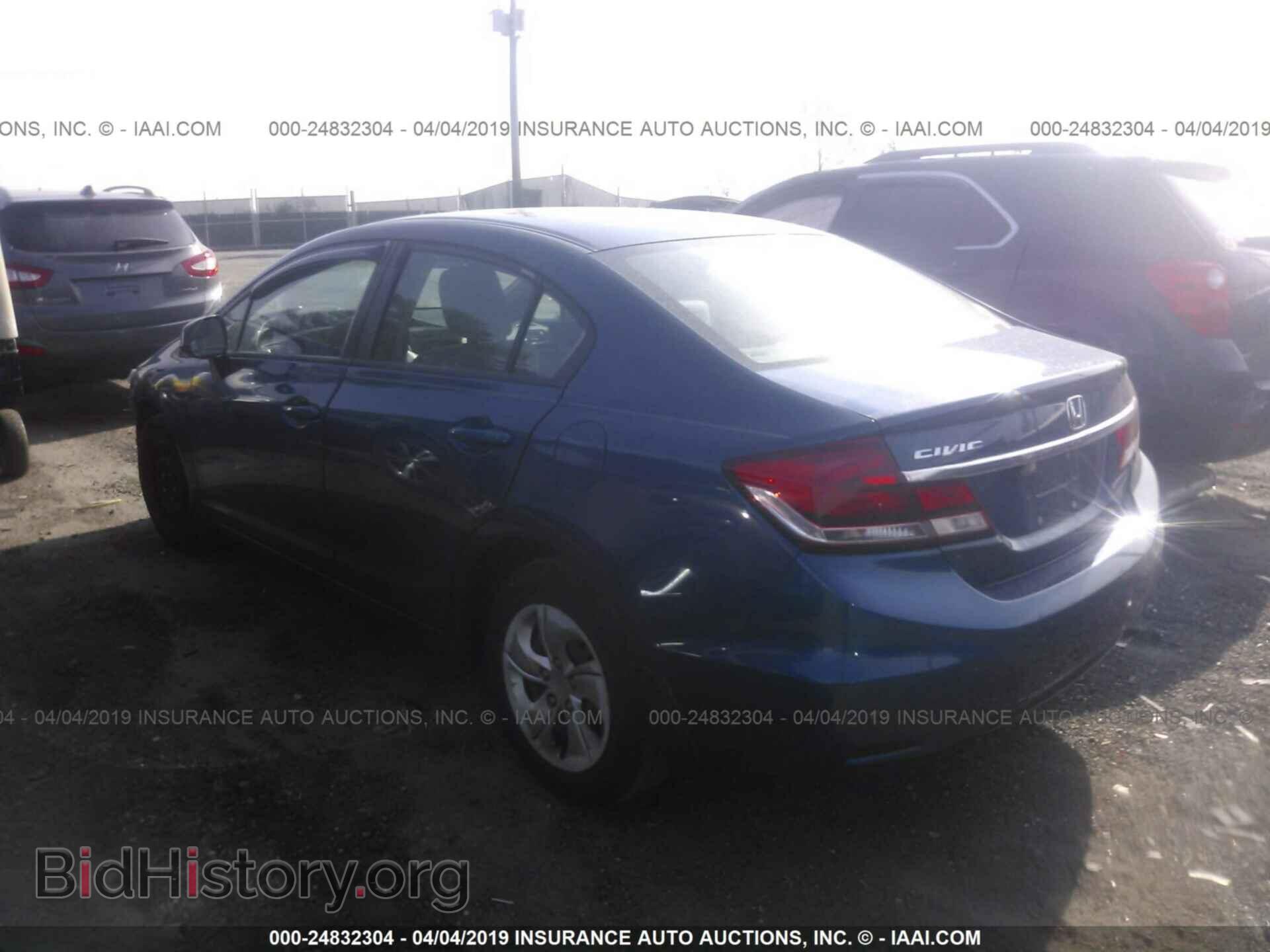 2013 HONDA CIVIC - VIN: 2HGFB2F54DH525942 - Фото 3