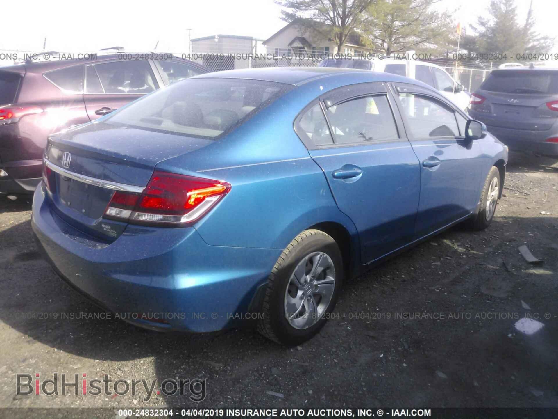 2013 HONDA CIVIC - VIN: 2HGFB2F54DH525942 - Фото 4