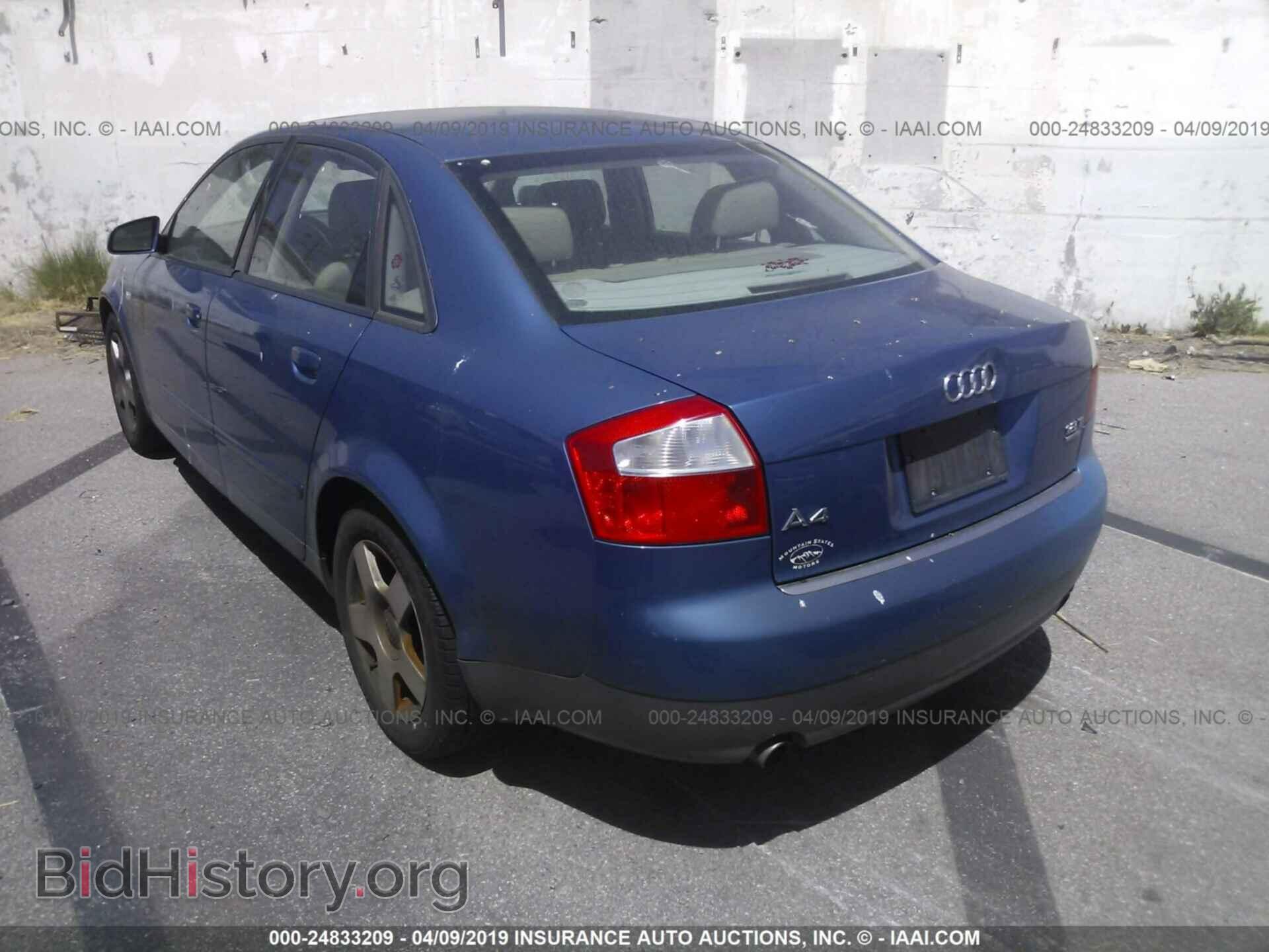 2002 AUDI A4 - VIN: WAULC68EX2A160839 - Photo 3