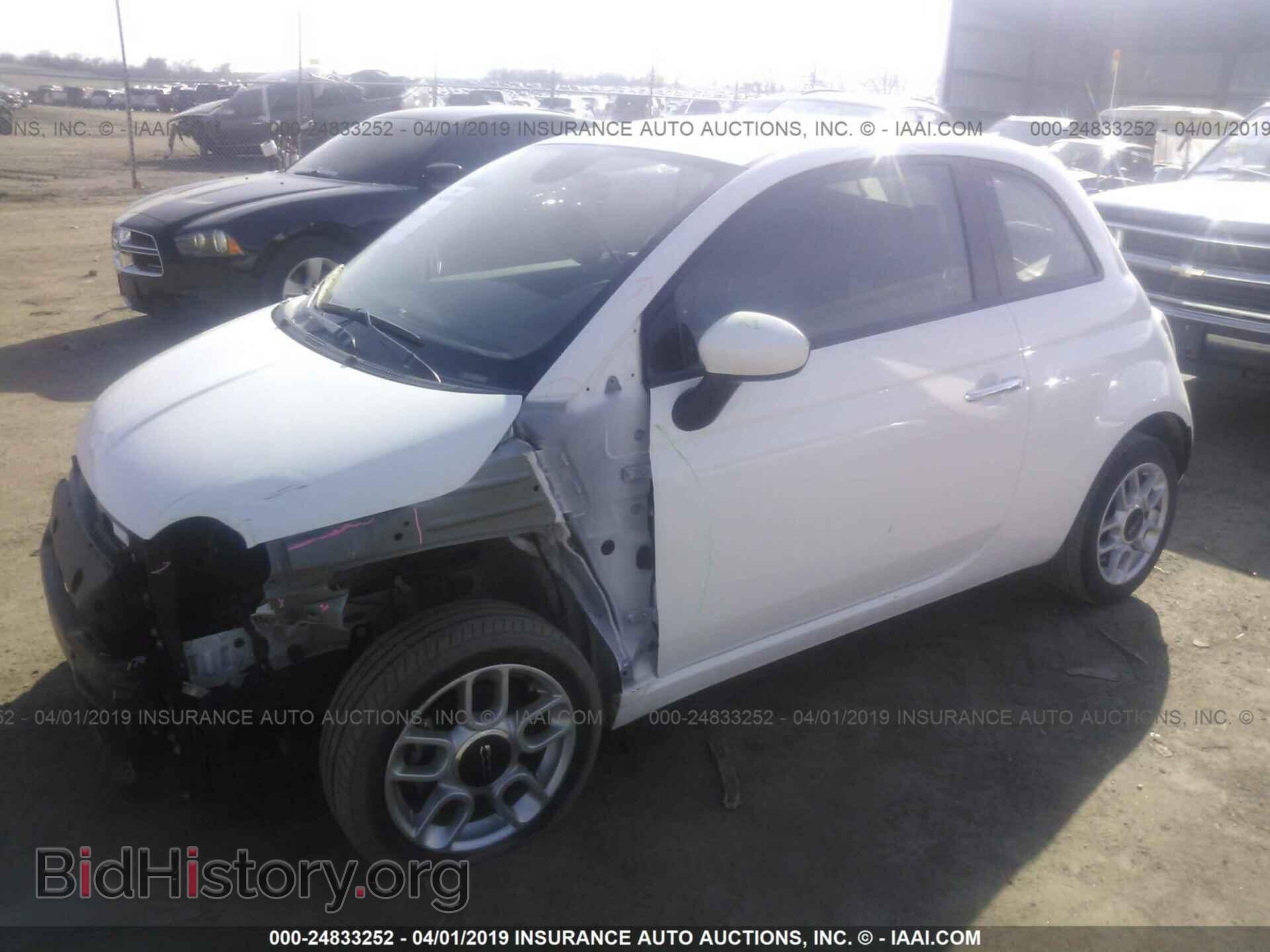 2015 FIAT 500 - VIN: 3C3CFFAR4FT500187 - Фото 2