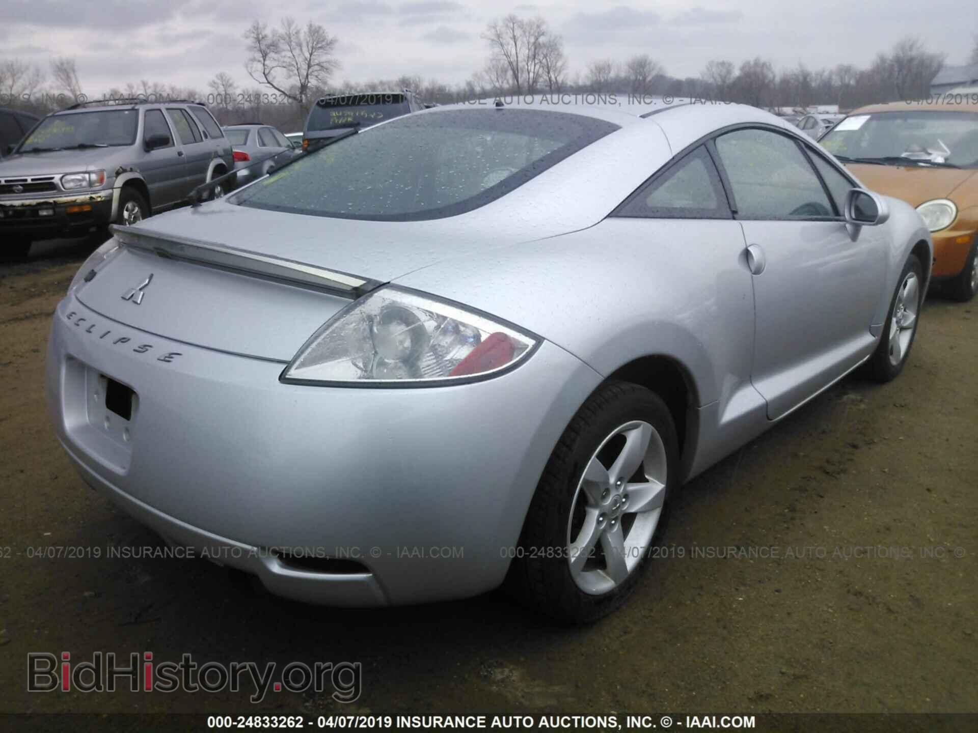2007 MITSUBISHI ECLIPSE - VIN: 4A3AK24F77E001908 - Photo 4