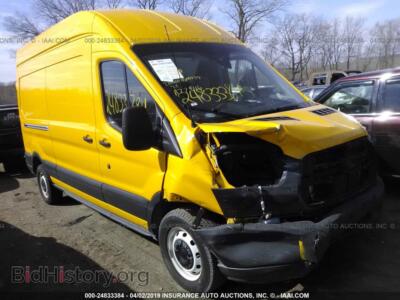 2017 Ford TRANSIT, yellow — VIN 1FTYR2XM7HKA77946, IAAI