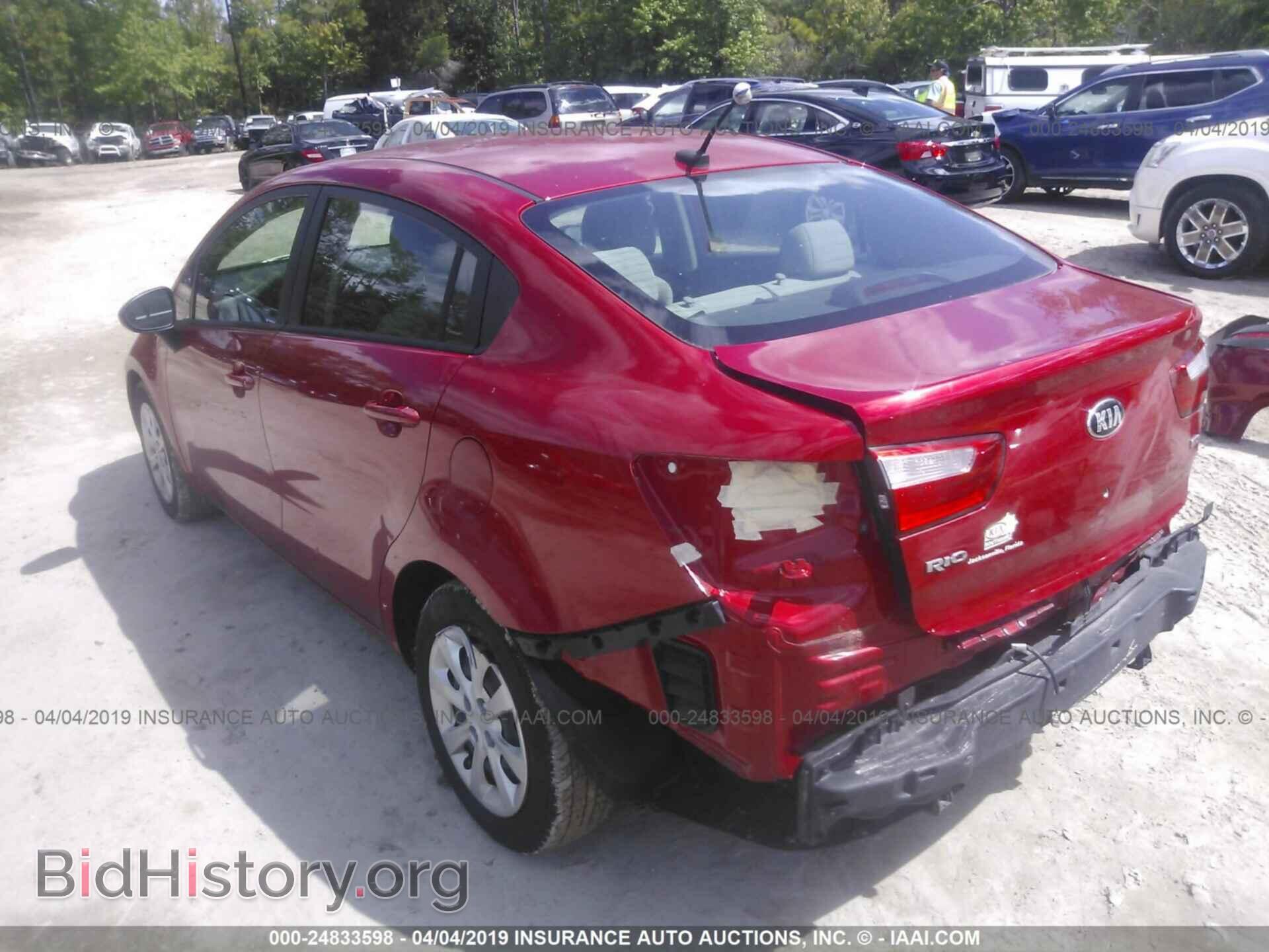 2014 KIA RIO - VIN: KNADM4A32E6341326 - Фото 3