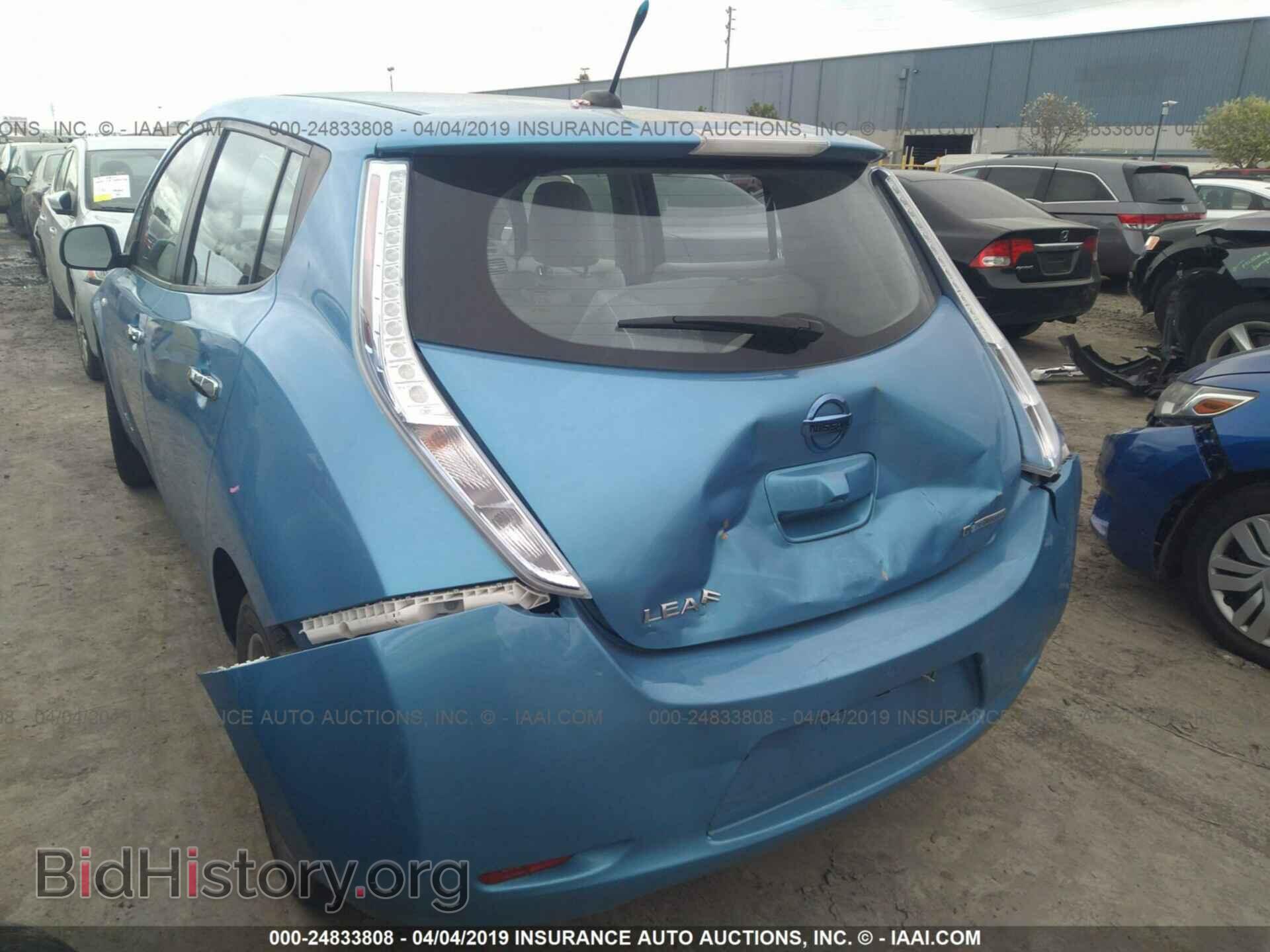 2012 NISSAN LEAF - VIN: JN1AZ0CP5CT020950 - Фото 3