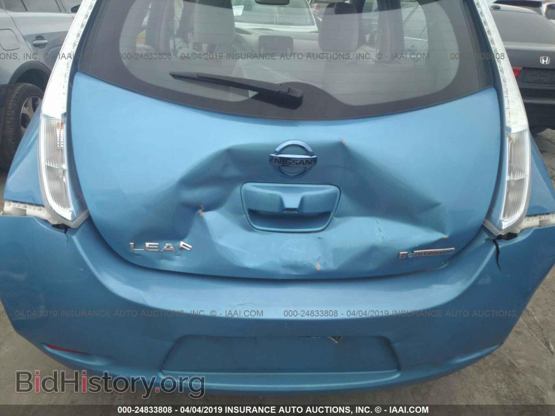 2012 NISSAN LEAF - VIN: JN1AZ0CP5CT020950 - Фото 6