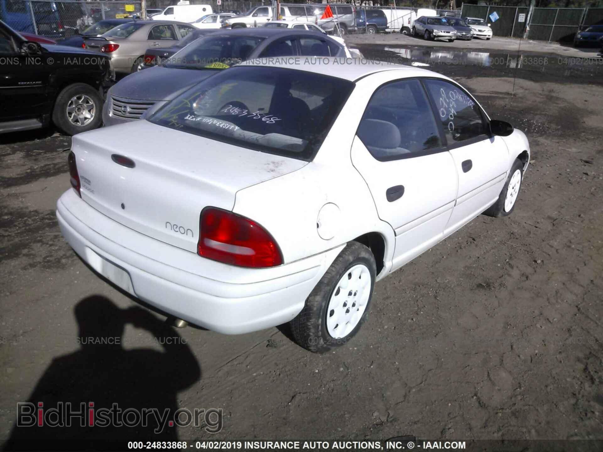 1998 DODGE NEON - VIN: 3B3ES47CXWT206673 - Фото 4