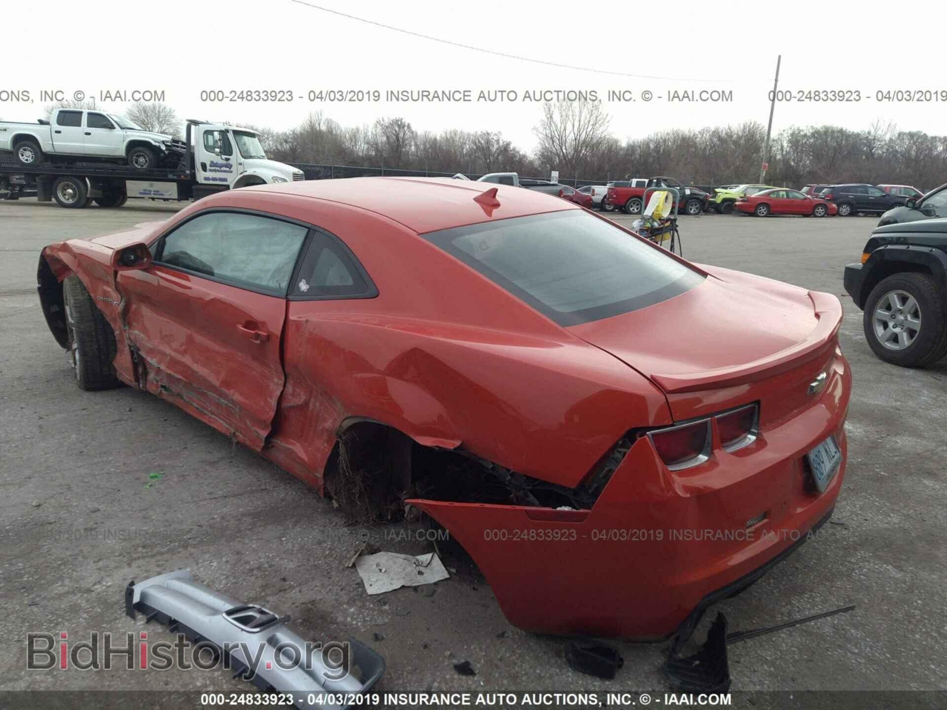 2012 CHEVROLET CAMARO - VIN: 2G1FC1E35C9204919 - Фото 3