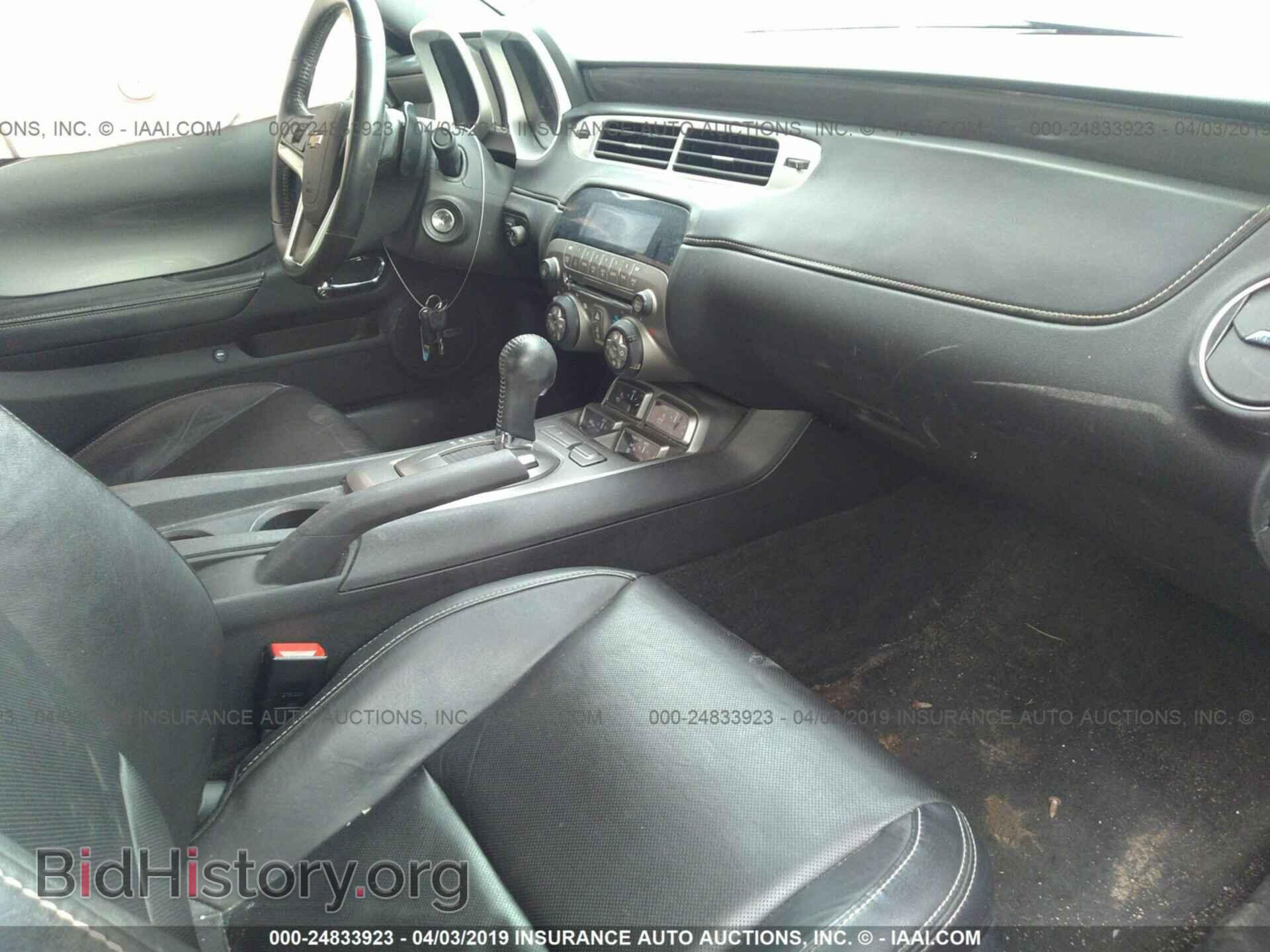 2012 CHEVROLET CAMARO - VIN: 2G1FC1E35C9204919 - Фото 5