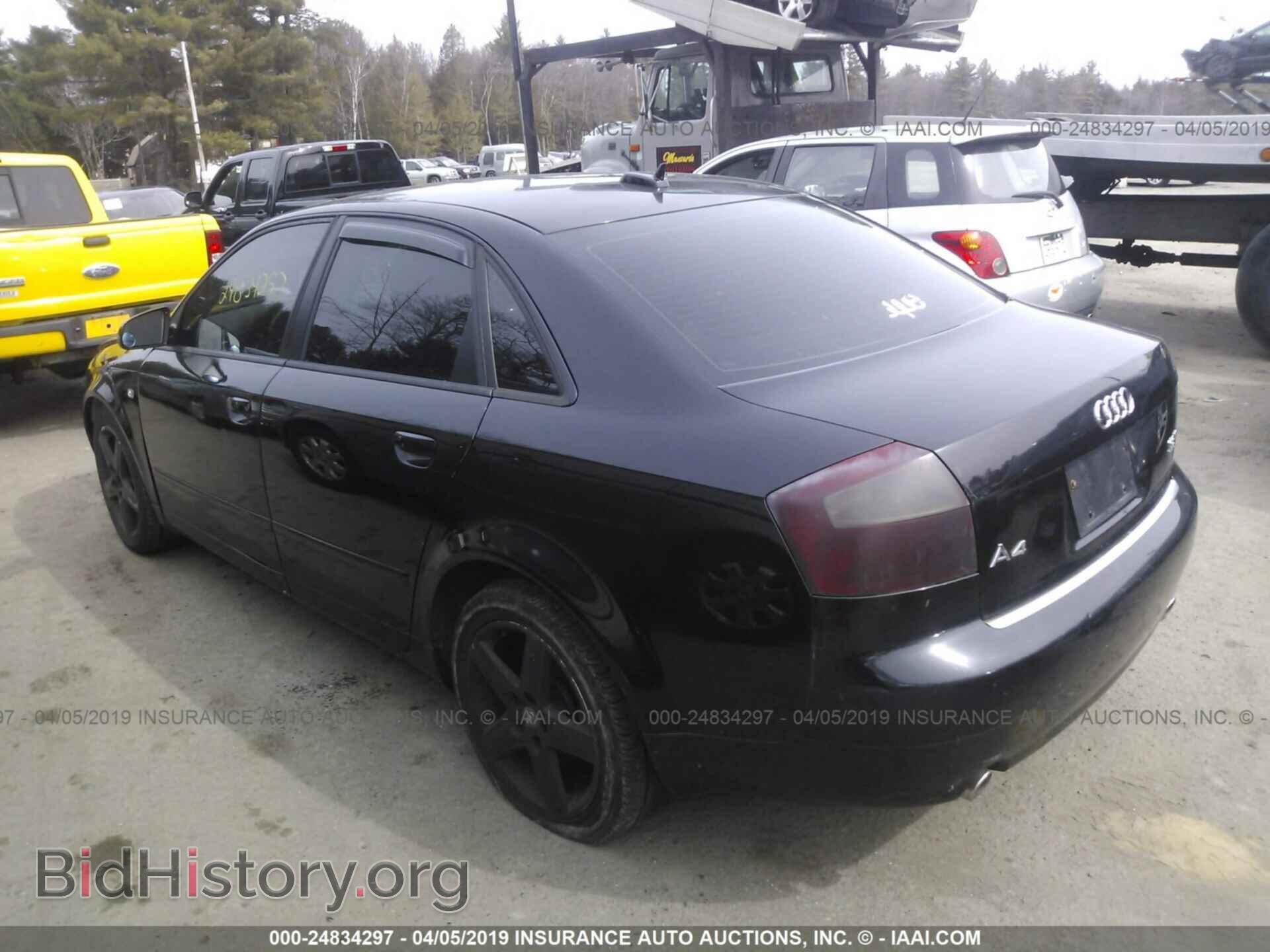 2005 AUDI A4 - VIN: WAULC68E15A007187 - Фото 3