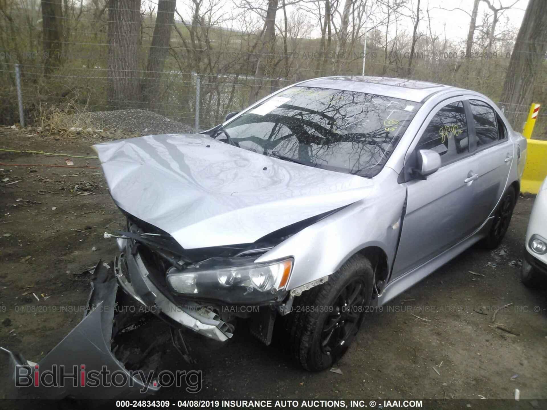 2012 MITSUBISHI LANCER - VIN: JA32V2FW9CU016520 - Фото 2