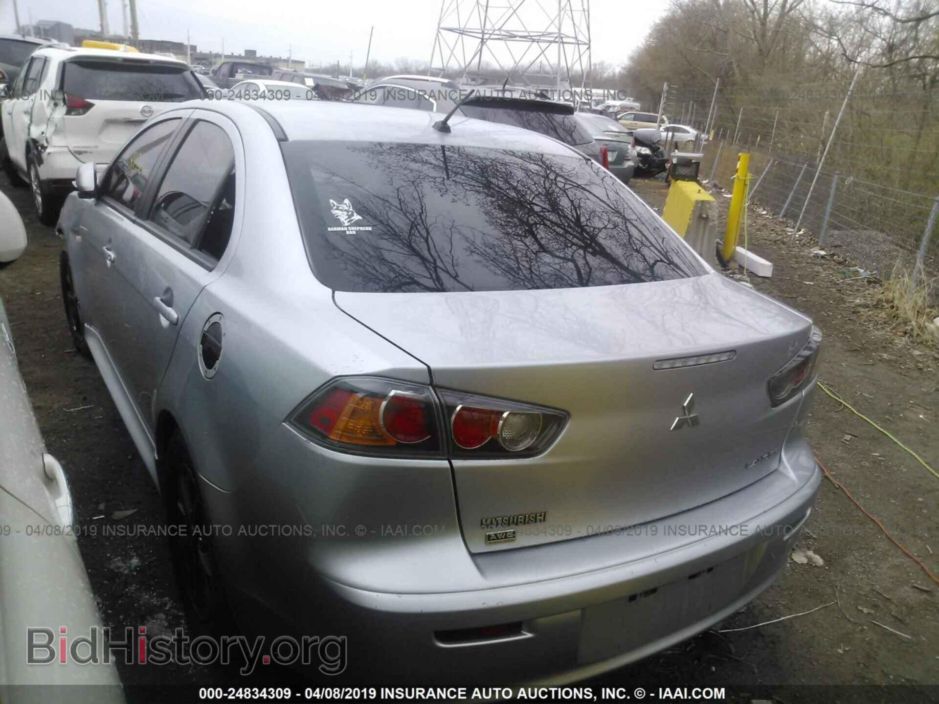 2012 MITSUBISHI LANCER - VIN: JA32V2FW9CU016520 - Фото 3