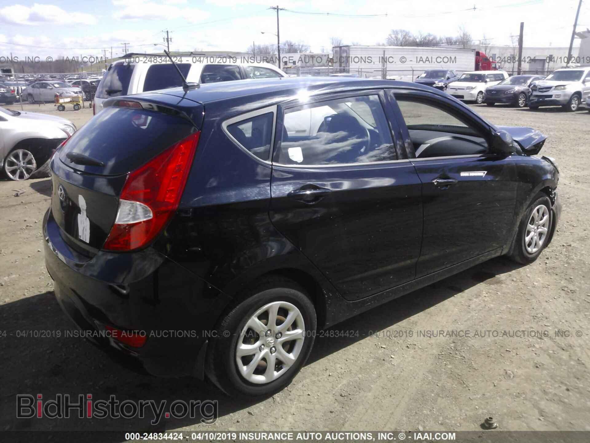 2012 HYUNDAI ACCENT - VIN: KMHCT5AE0CU032306 - Фото 4