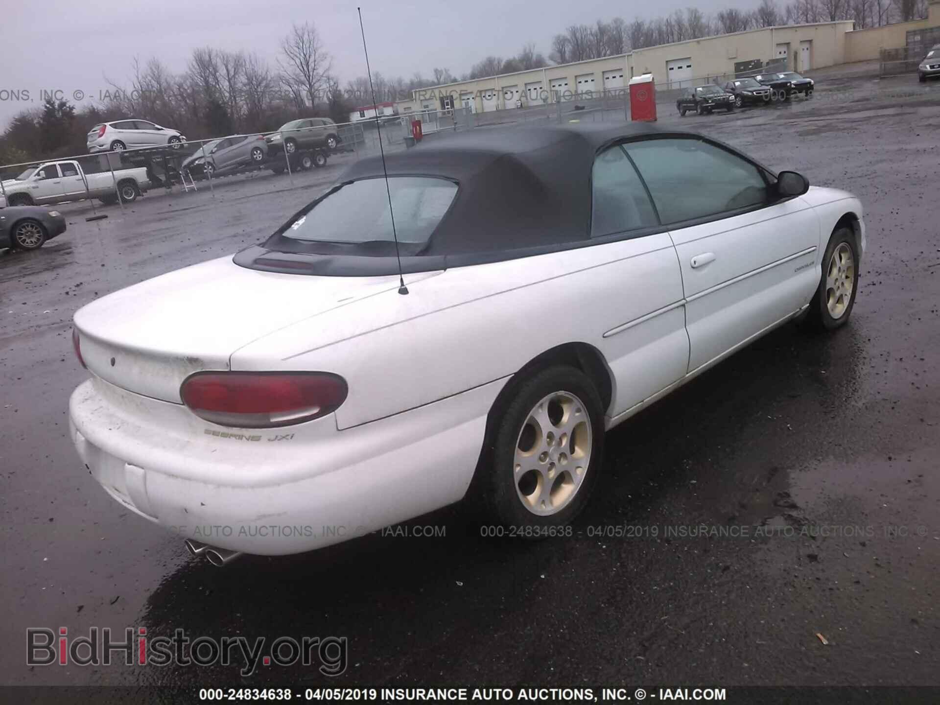 1998 CHRYSLER SEBRING - VIN: 3C3EL55H6WT286798 - Фото 4
