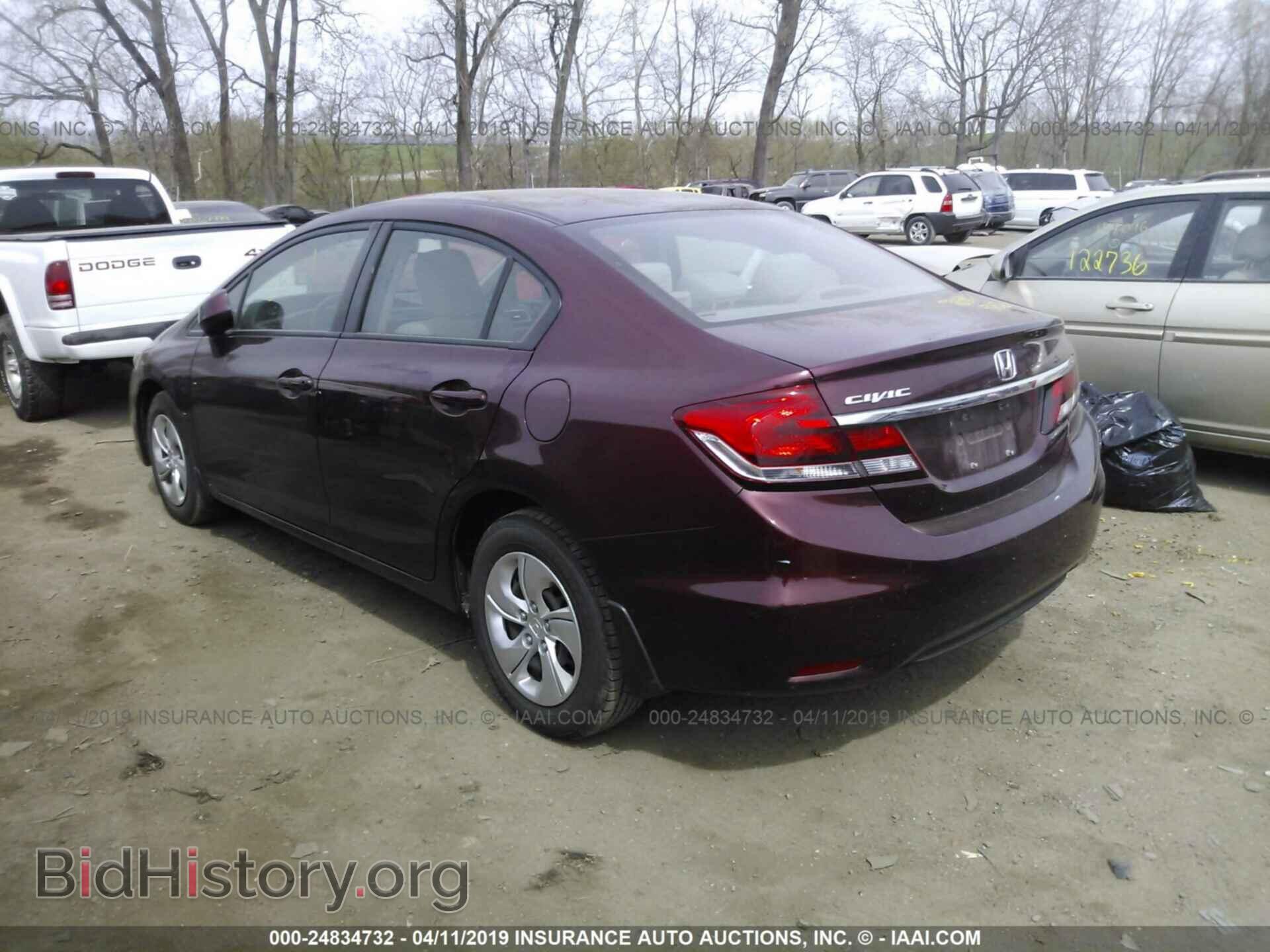 2013 HONDA CIVIC - VIN: 19XFB2F56DE049865 - Фото 3