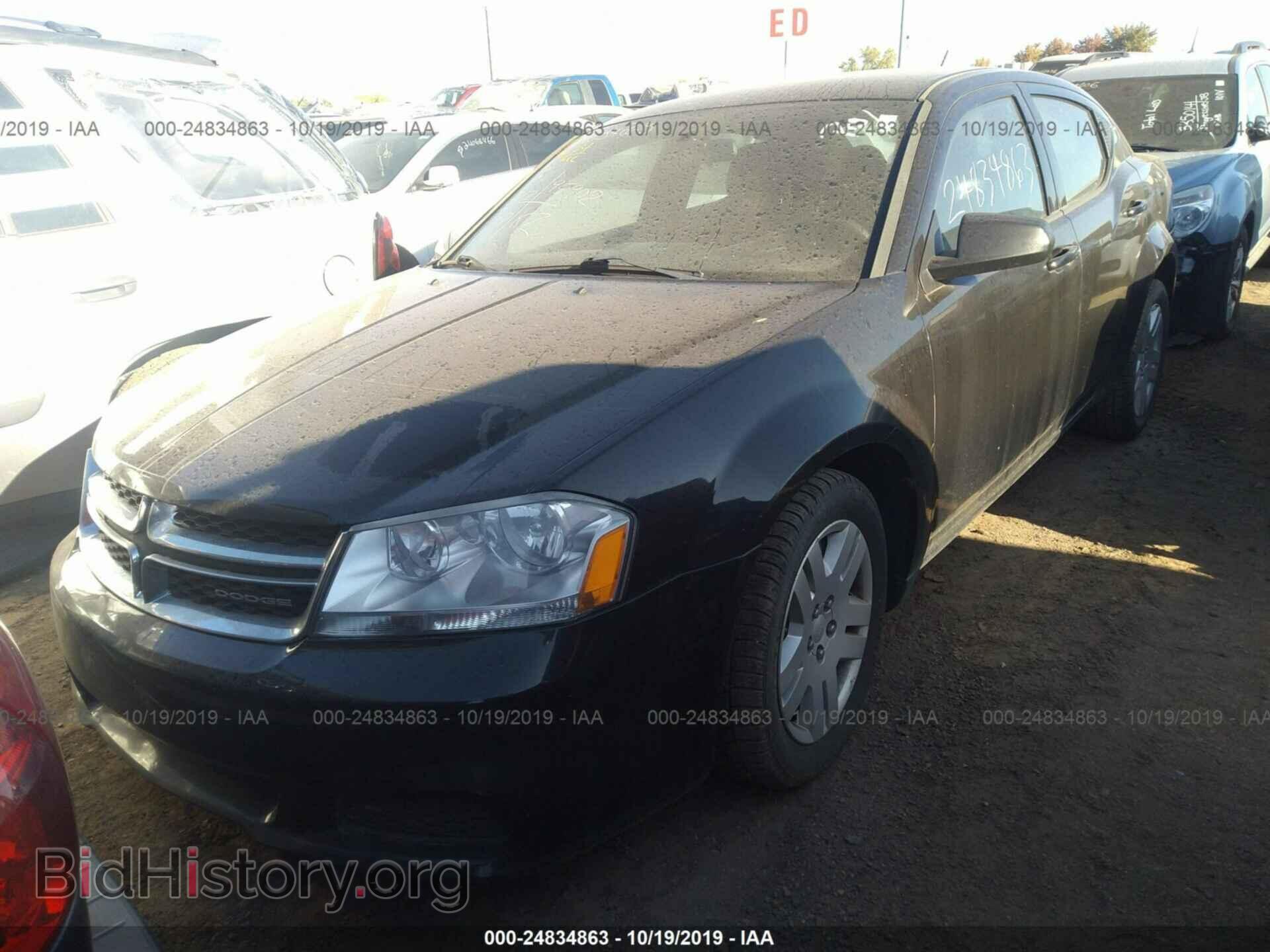2011 DODGE AVENGER - VIN: 1B3BD4FB2BN608431 - Фото 2