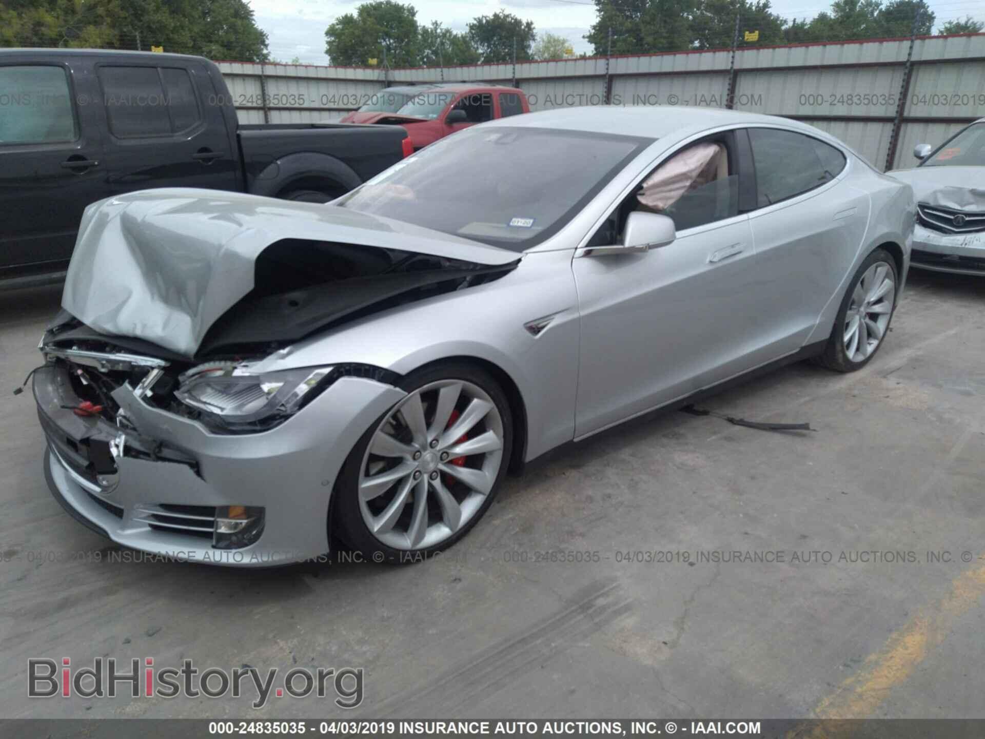 2014 TESLA MODEL S - VIN: 5YJSA1H23EFP65732 - Фото 2