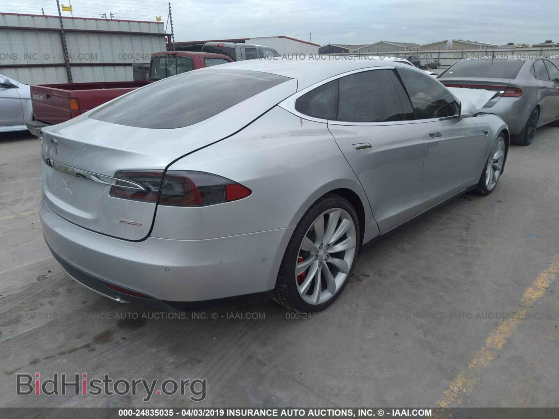 2014 TESLA MODEL S - VIN: 5YJSA1H23EFP65732 - Фото 4