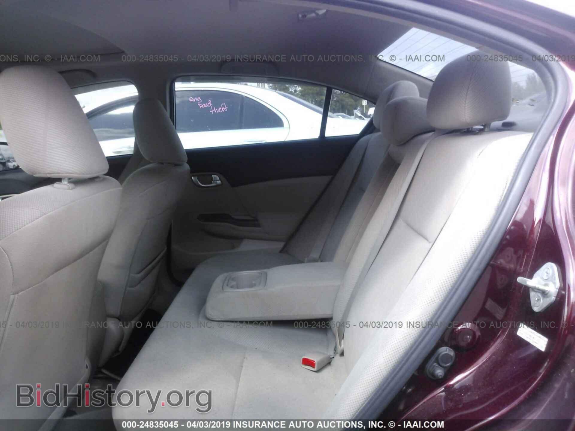 2012 HONDA CIVIC - VIN: 2HGFB2F80CH514929 - Photo 8