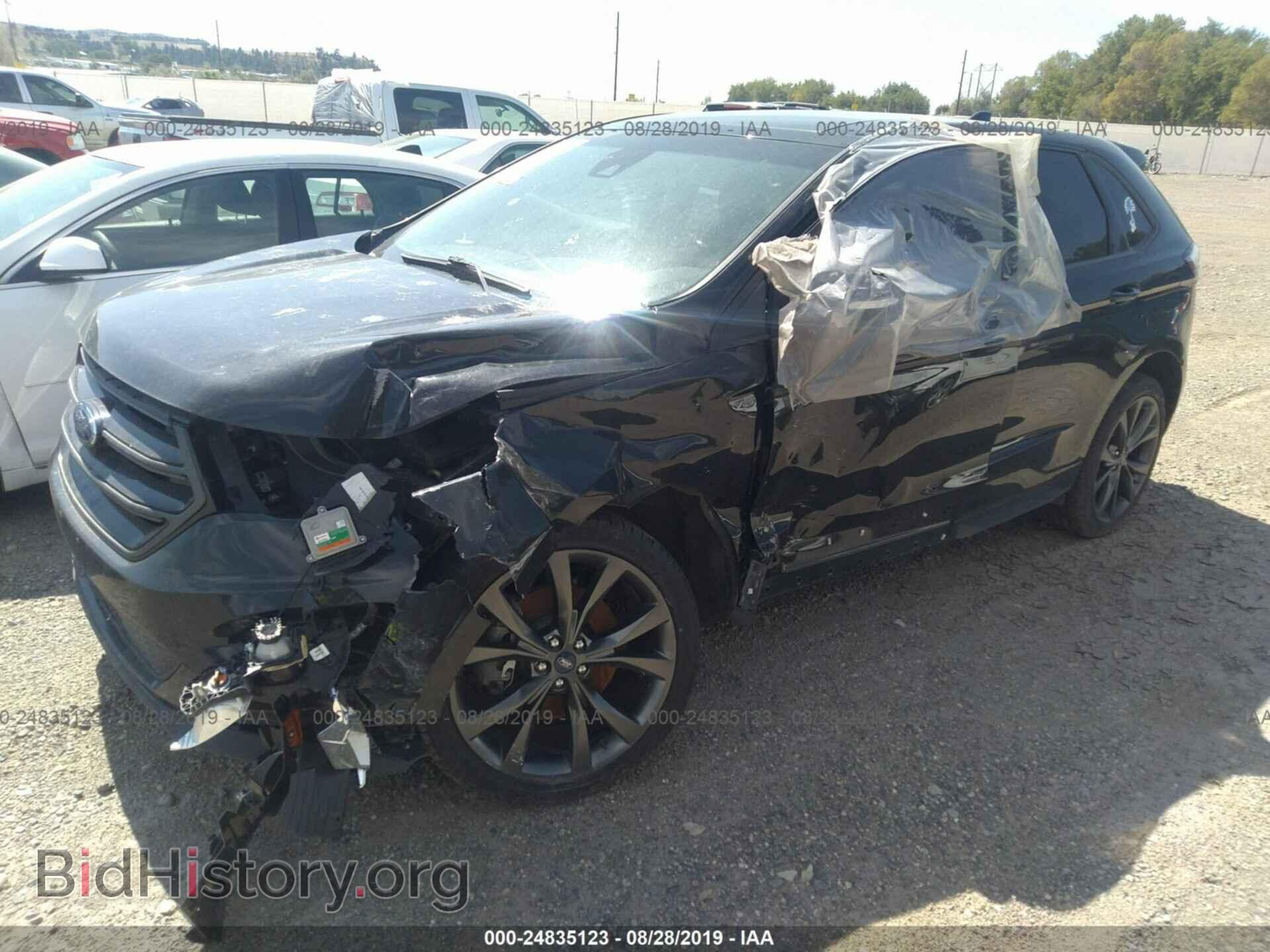 2015 FORD EDGE - VIN: 2FMPK4AP1FBB36555 - Фото 2