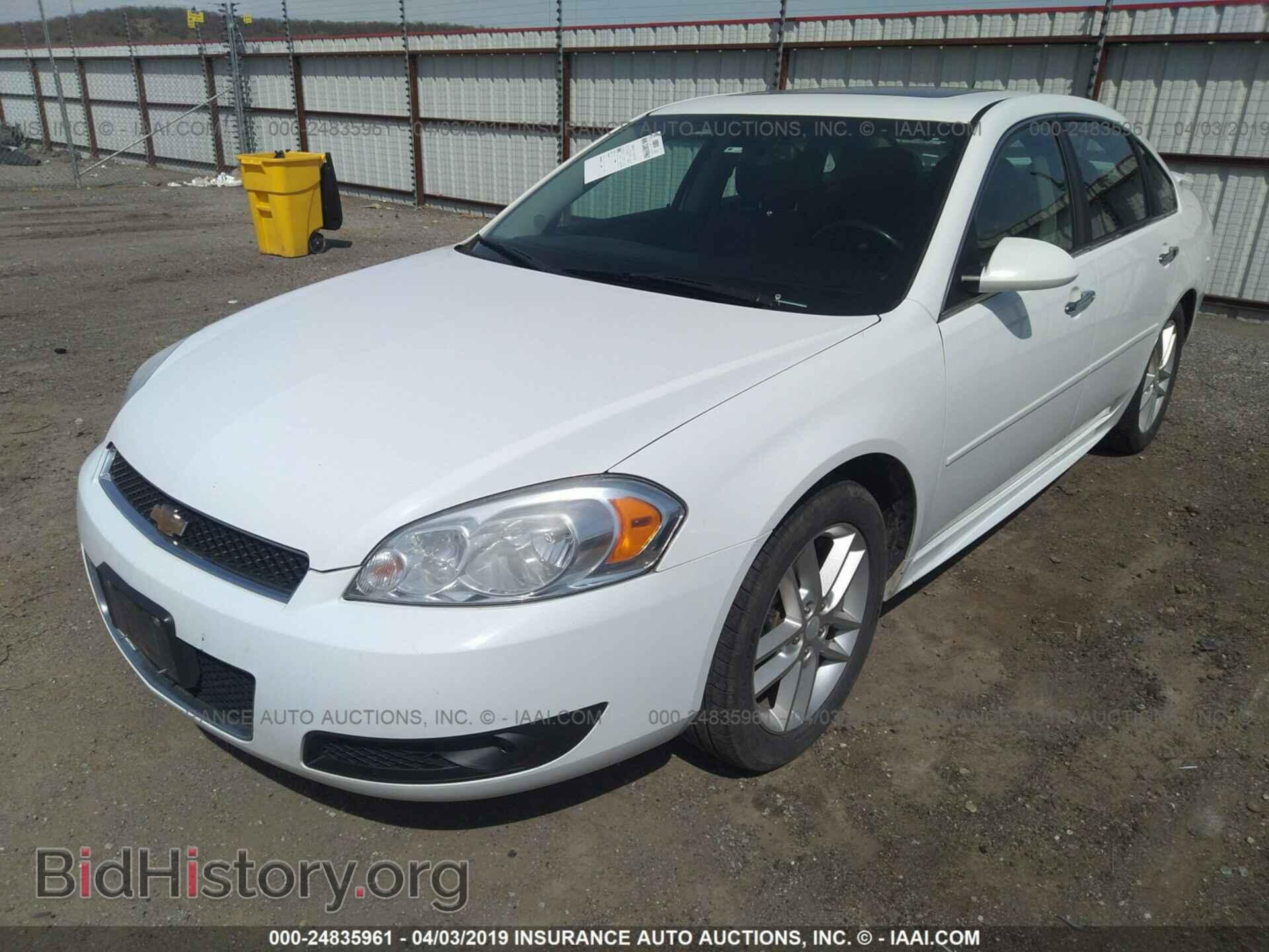 2012 CHEVROLET IMPALA - VIN: 2G1WC5E3XC1231135 - Фото 2
