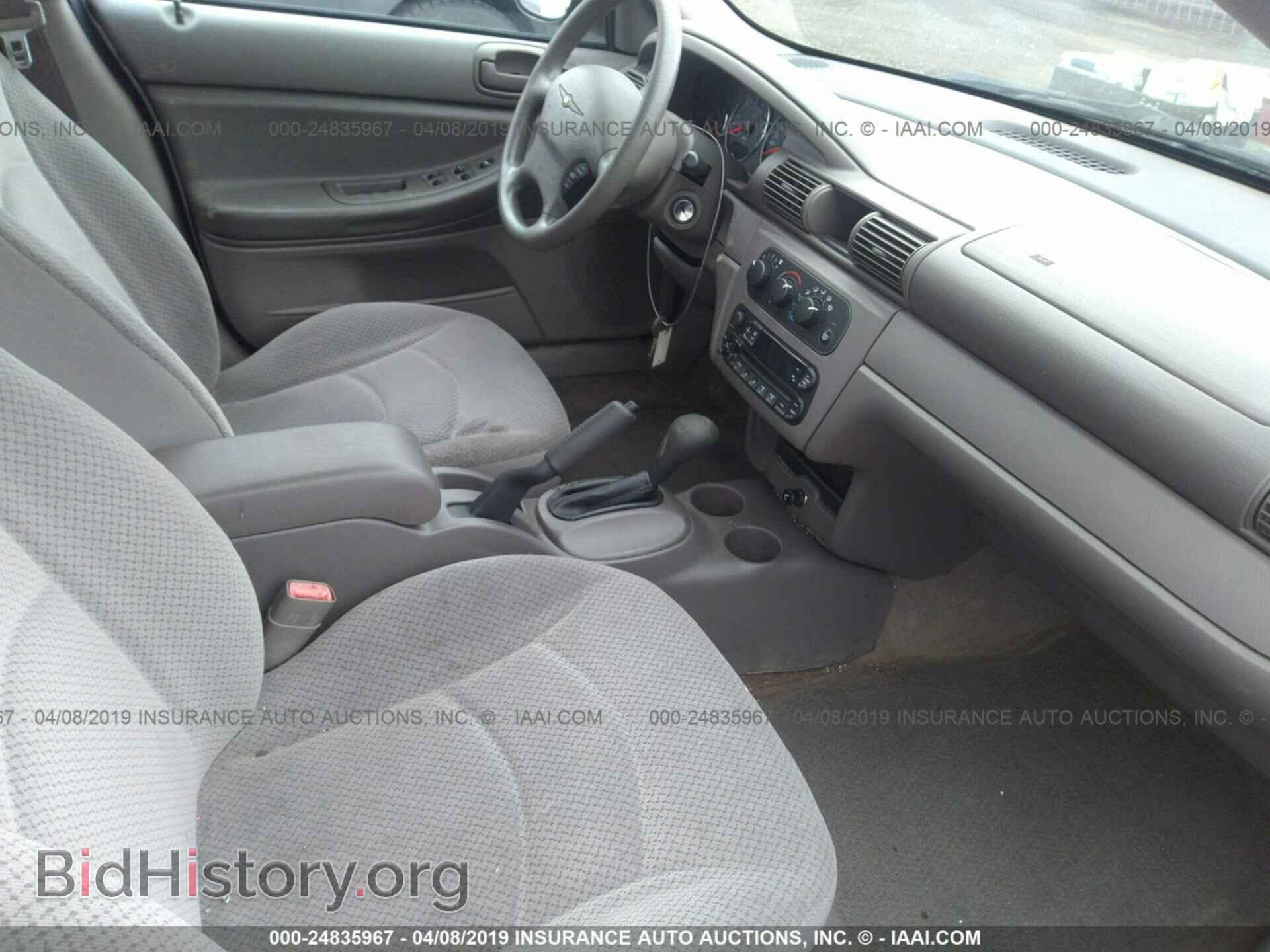 2004 CHRYSLER SEBRING - VIN: 1C3EL46R44N400733 - Photo 5
