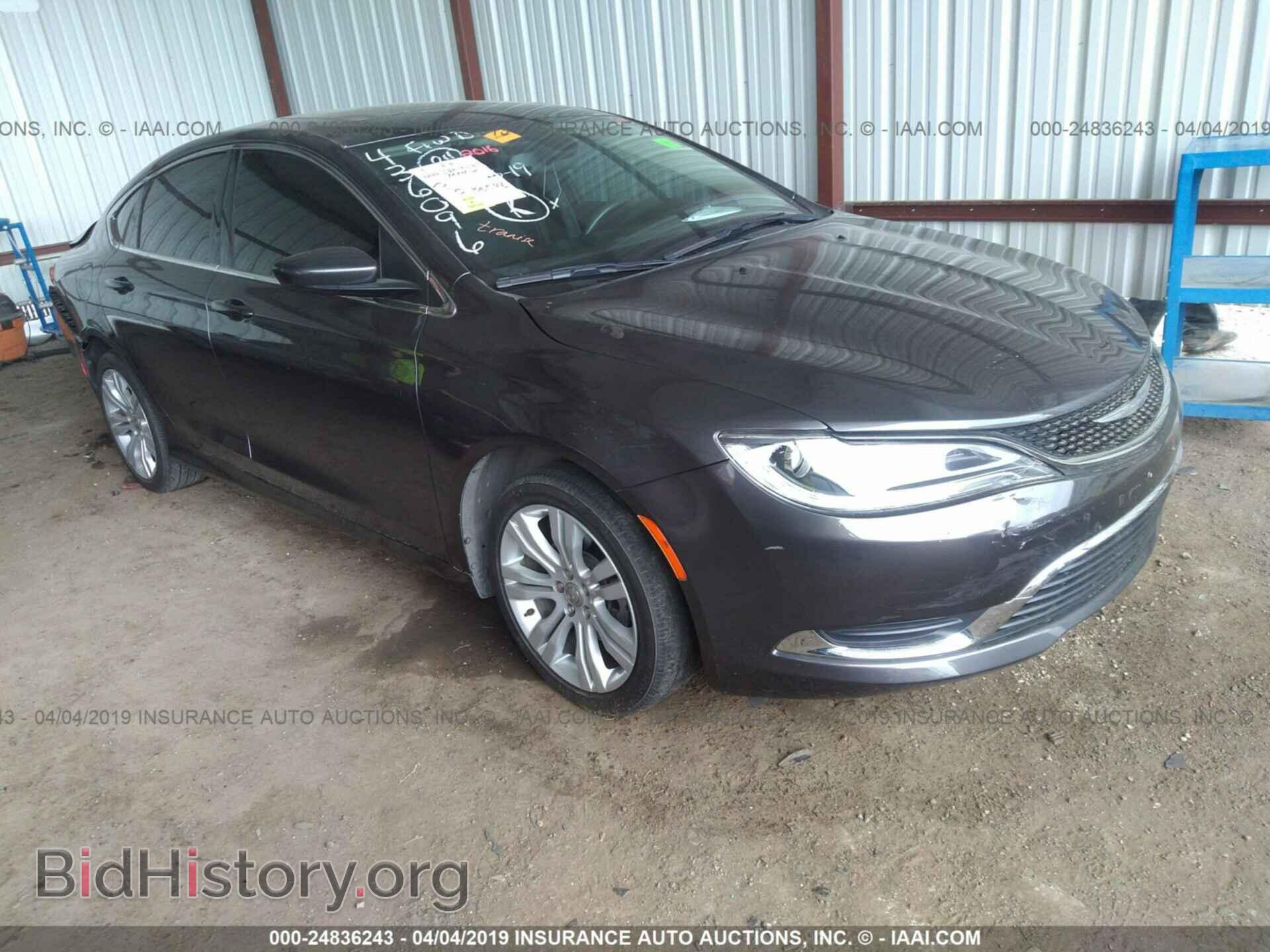 Photo 1C3CCCAB3GN178234 - CHRYSLER 200 2016