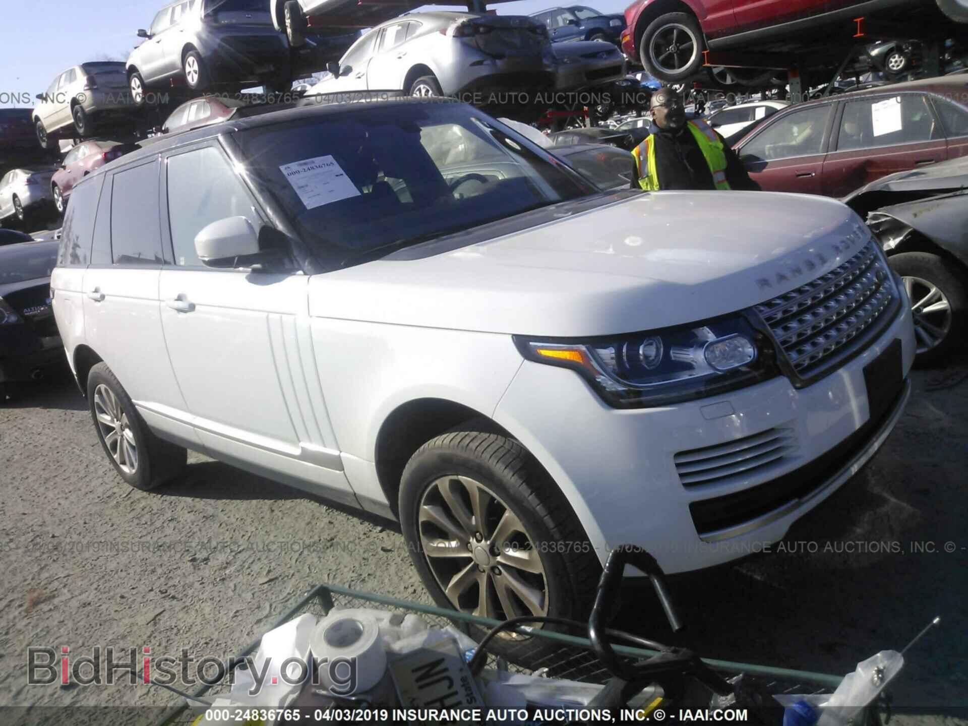 Фотография SALGS2PF8GA318766 - LAND ROVER RANGE ROVER 2016