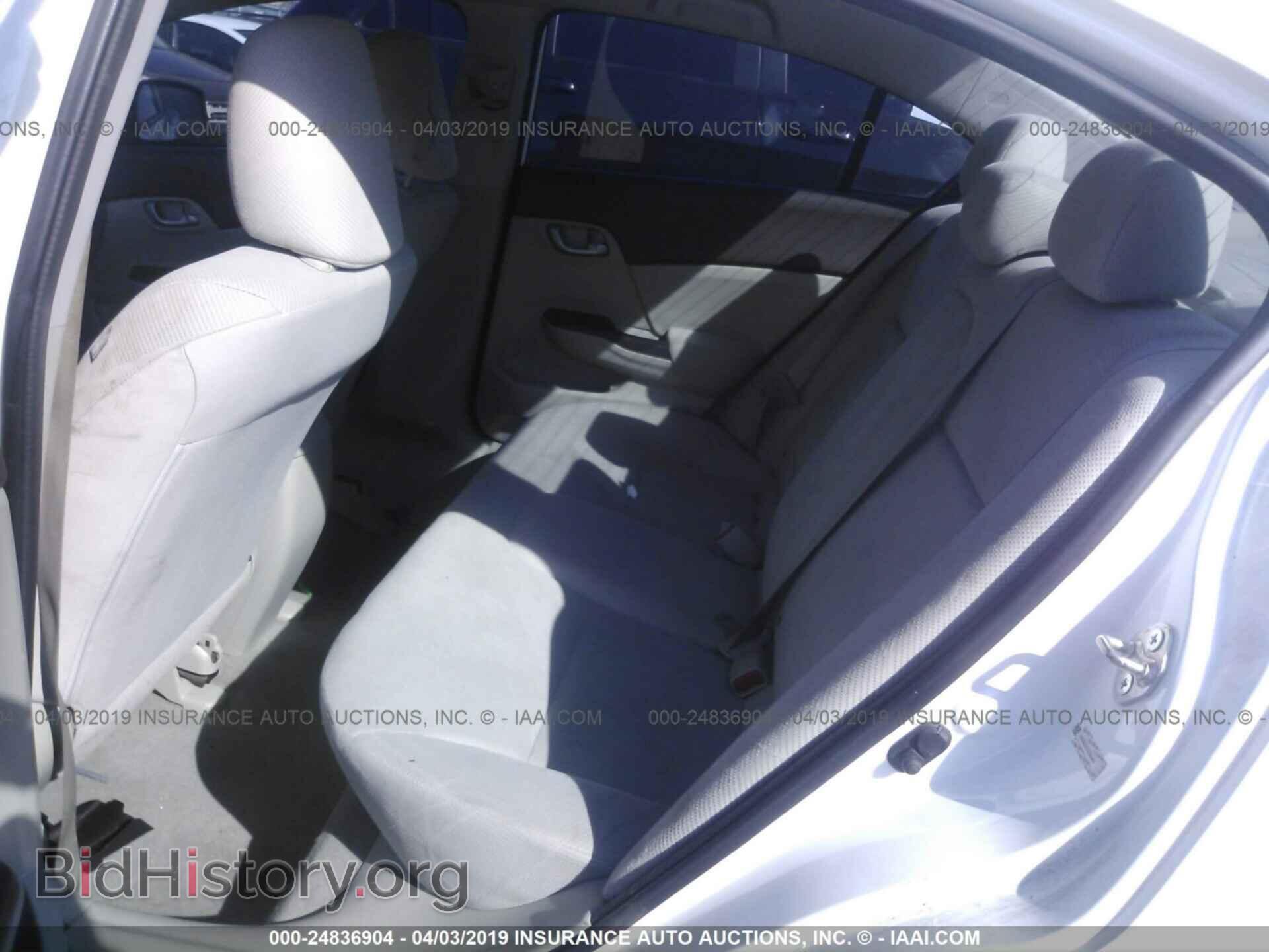 2012 HONDA CIVIC - VIN: 19XFB2F57CE384499 - Photo 8