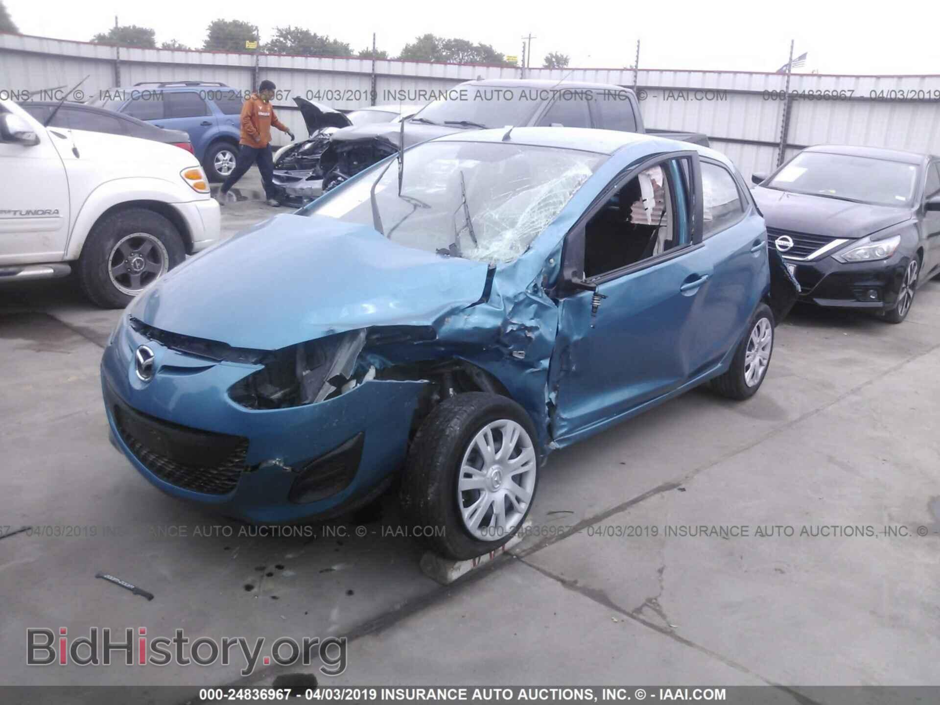 2011 MAZDA MAZDA2 - VIN: JM1DE1HZ2B0112071 - Фото 2