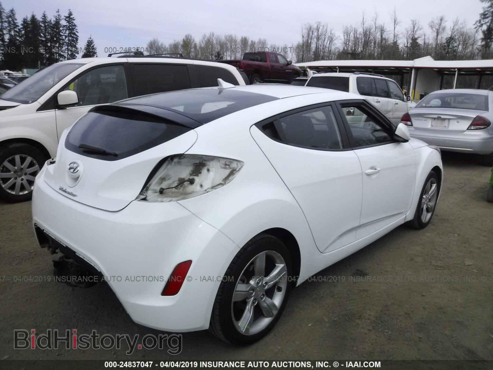 2013 HYUNDAI VELOSTER - VIN: KMHTC6AD8DU092929 - Фото 4