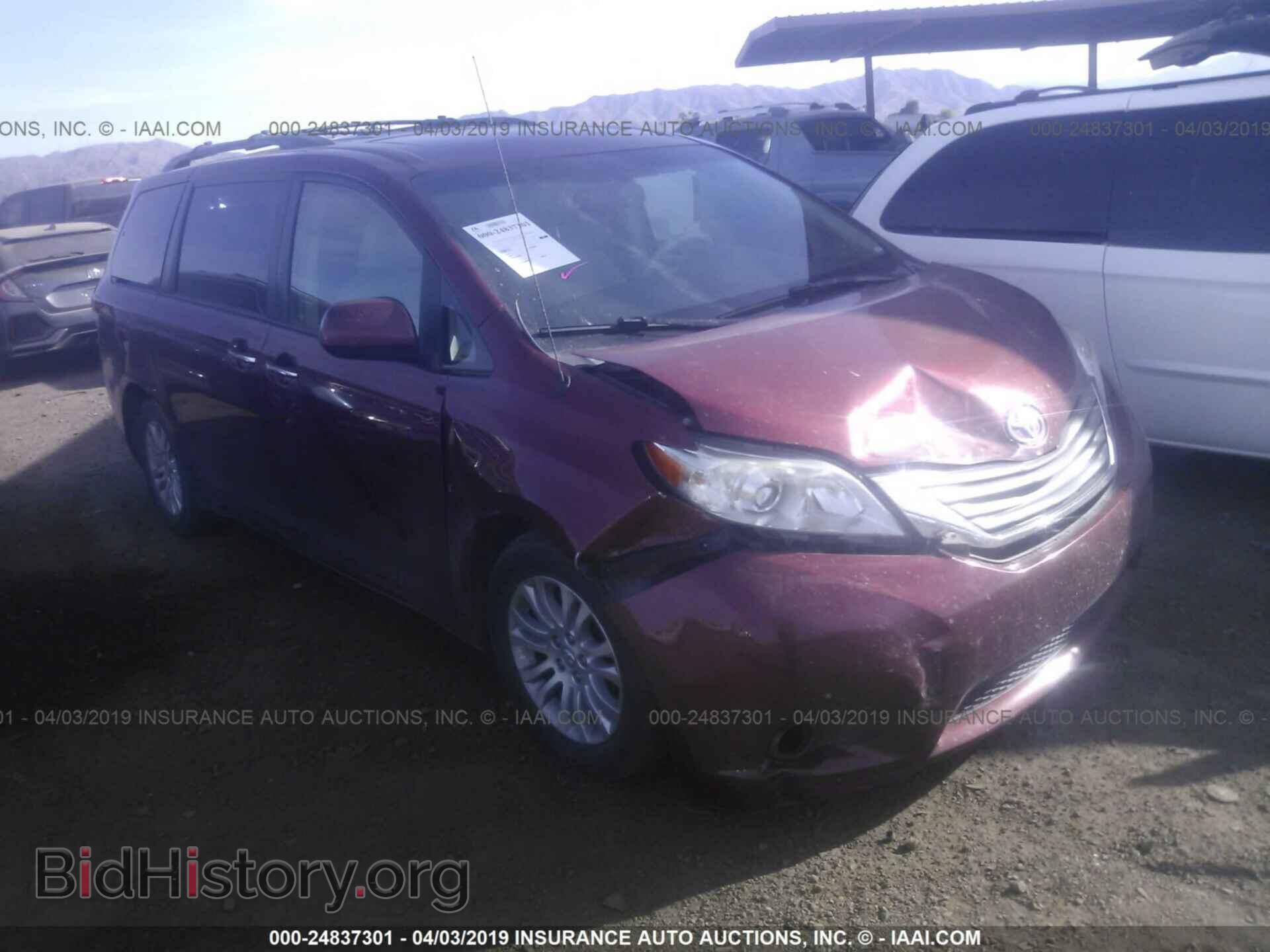Фотография 5TDYK3DC8DS393672 - TOYOTA SIENNA 2013